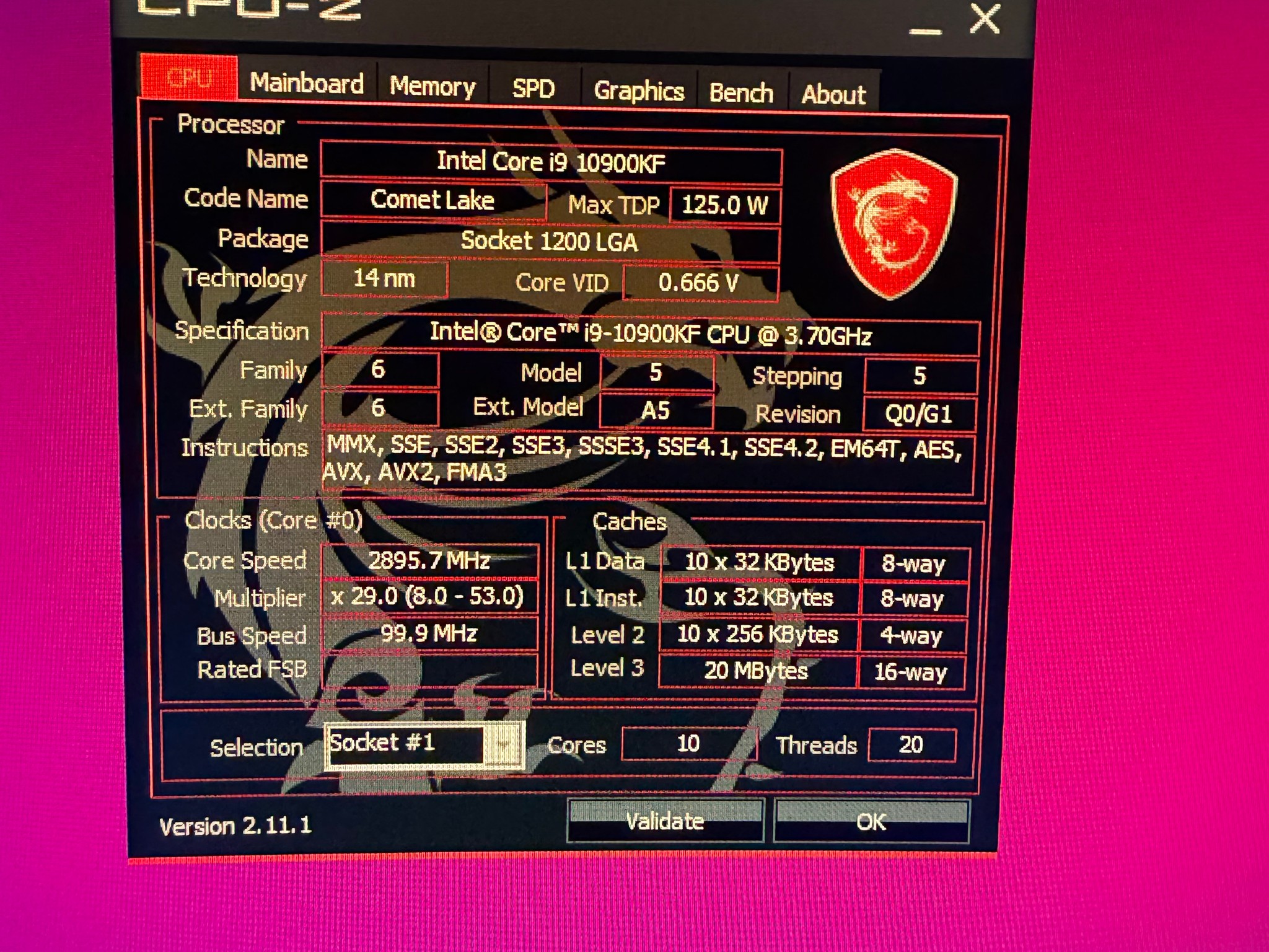 MSI Gaming Desktop Intel Core i9 AMD Radeon RX 6900 XT Red Devil H100i RGB Case