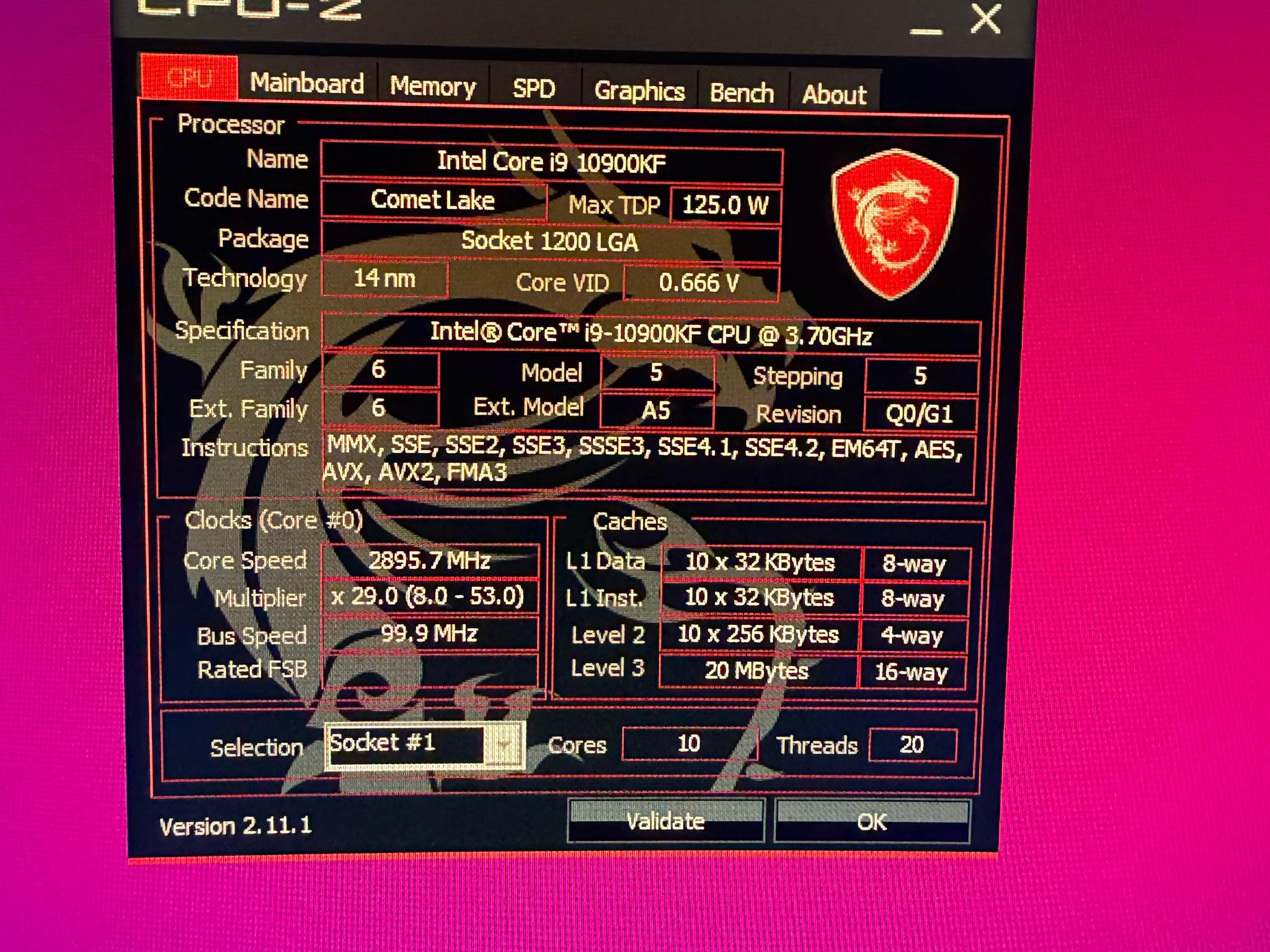 MSI Gaming Desktop Intel Core i9 AMD Radeon RX 6900 XT Red Devil H100i RGB Case