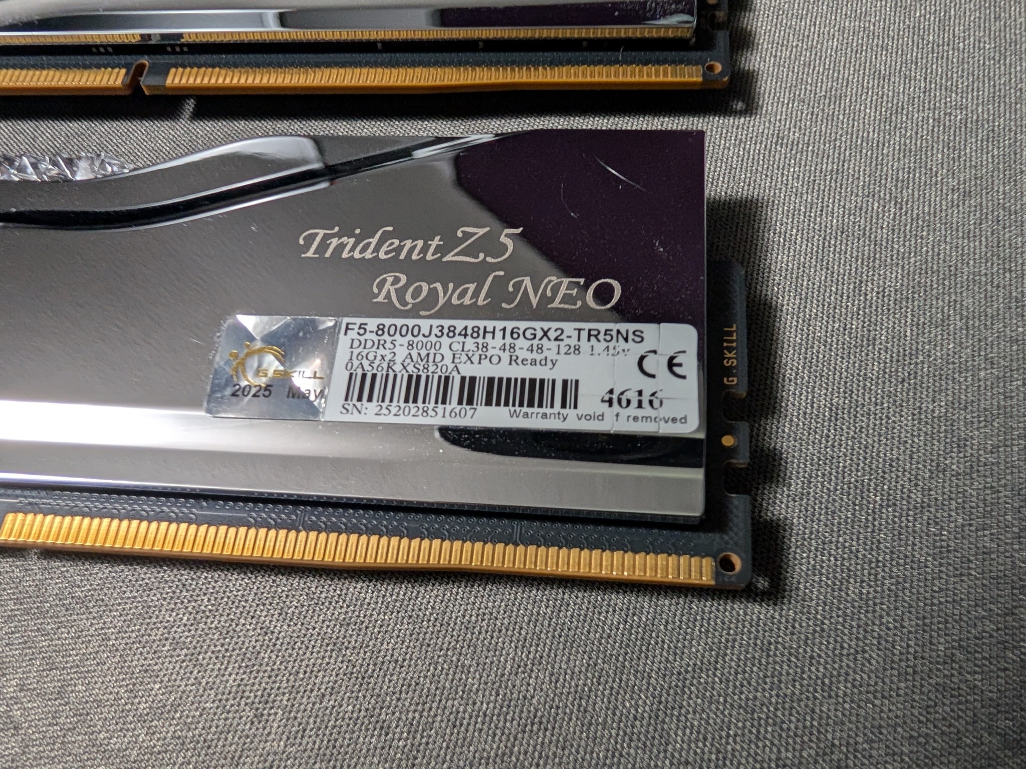G.Skill Trident Z5 Royal Neo RGB 32GB (2x16GB) DDR5 8000