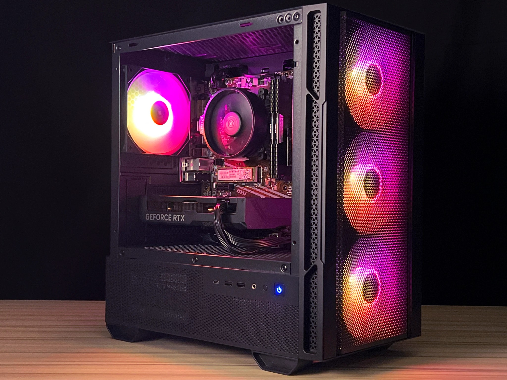 🔥 Stealth Gaming PC - RTX 4060 Ti 8gb, Ryzen 7 2700x, 16gb, 512gb NVME