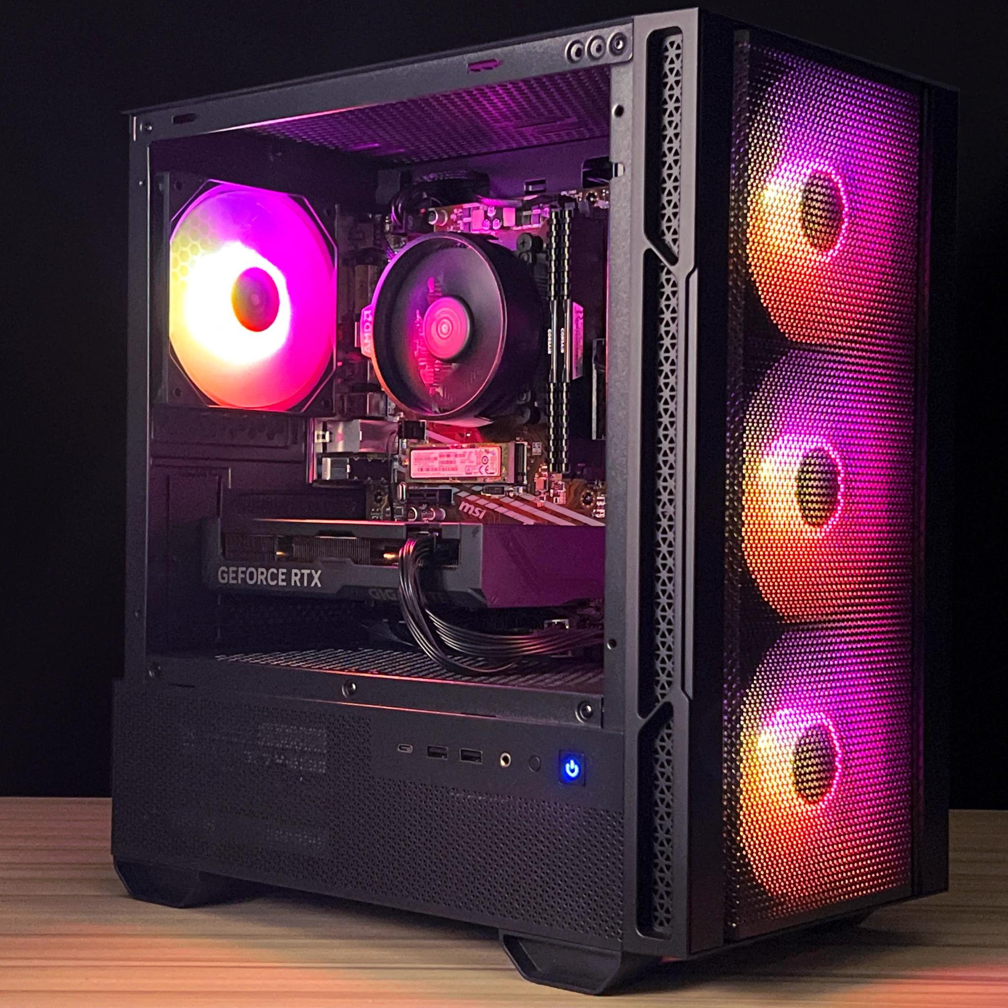 🔥 Stealth Gaming PC - RTX 4060 Ti 8gb, Ryzen 7 2700x, 16gb, 512gb NVME