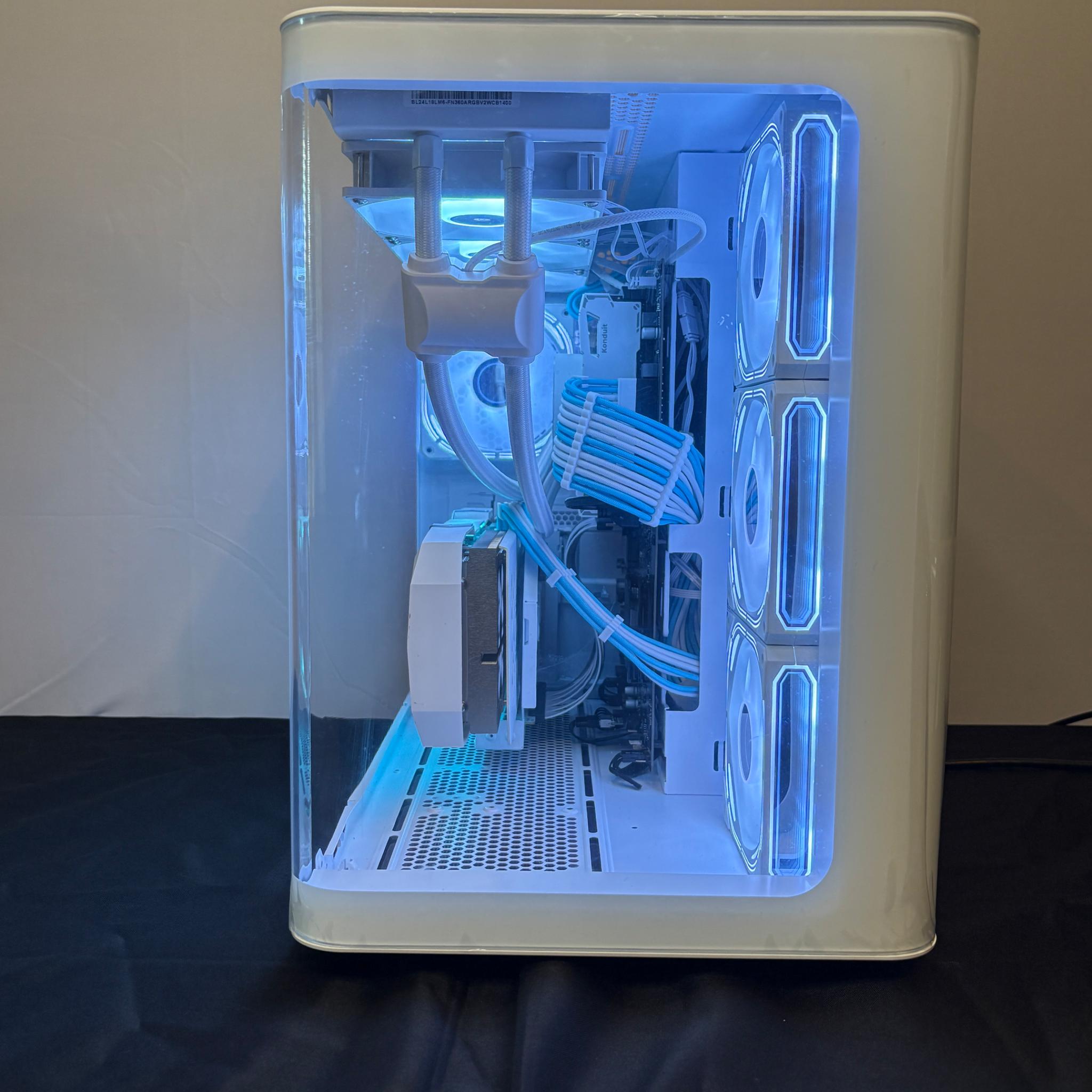 🤍 Aesthetic Gaming PC 💙 | Nvidia RTX 4060 Ti | Ryzen 7 5700X | 1TB SSD