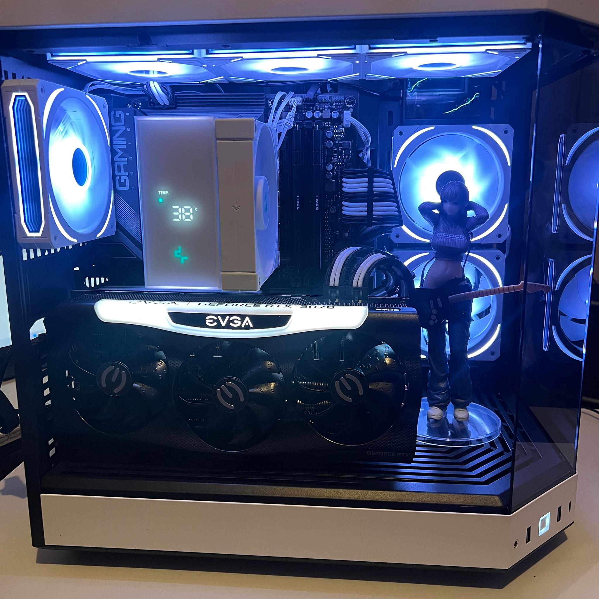 Hyte Y60 ❄️ Gaming PC | Ryzen 7 7800X3D | RTX 3070 | 32GB RAM | 1TB SSD/2TB HDD | Windows 11 Pro
