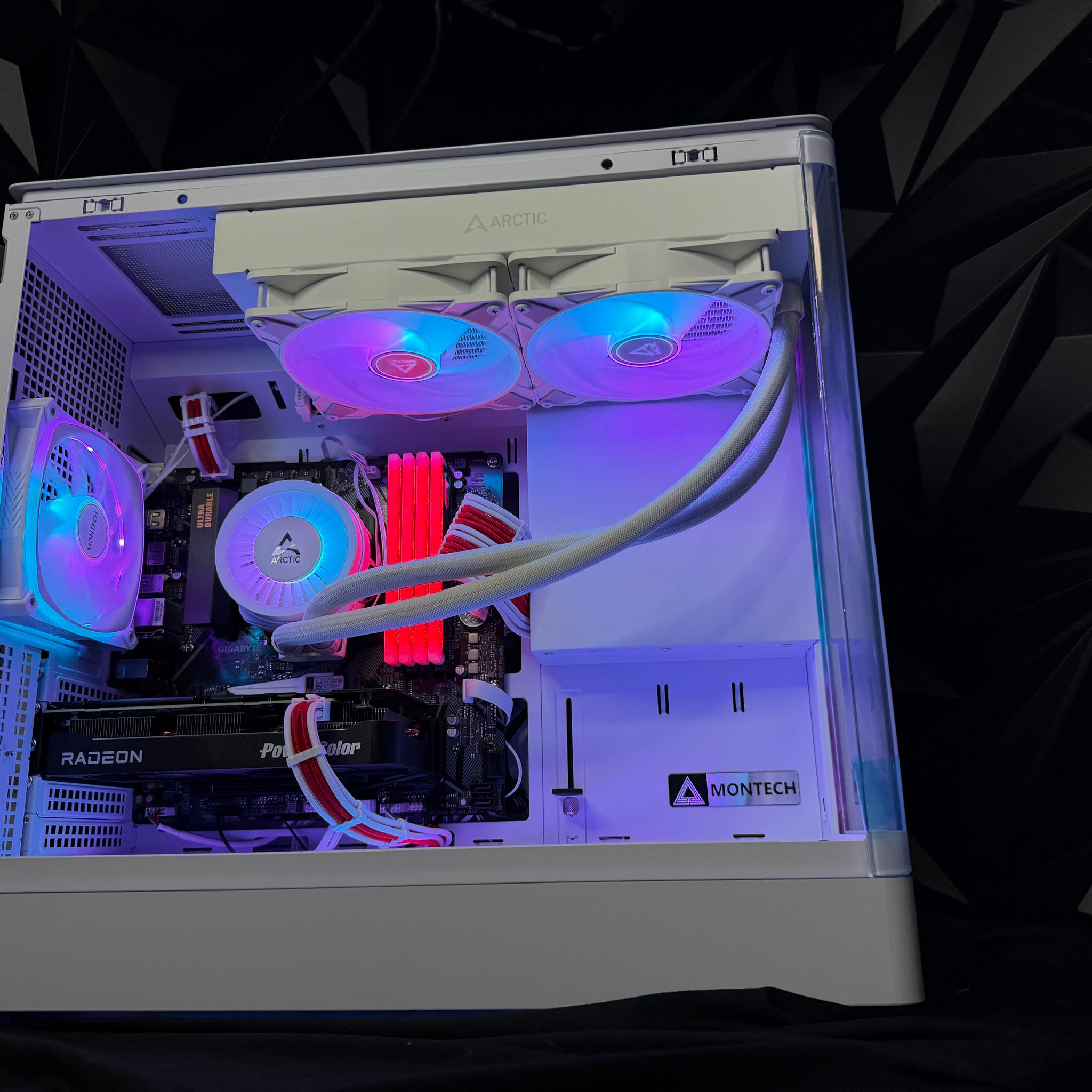 🩸❄️ BLOOD ICE ❄️🩸Ryzen 5 5600X3D| RX 9060XT 16 GB | 32 GB DDR4| 1.25 TB NVMe|750W Gold PSU