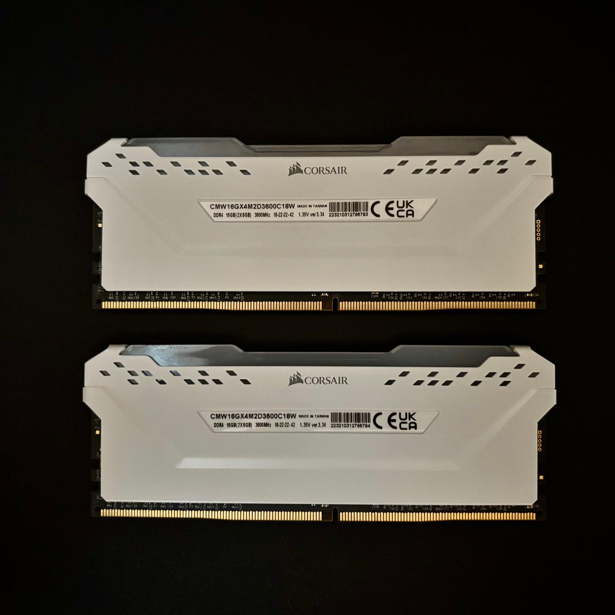 Corsair Vengeance RGB Pro 16GB (2x8GB) DDR4 3600MHz RAM