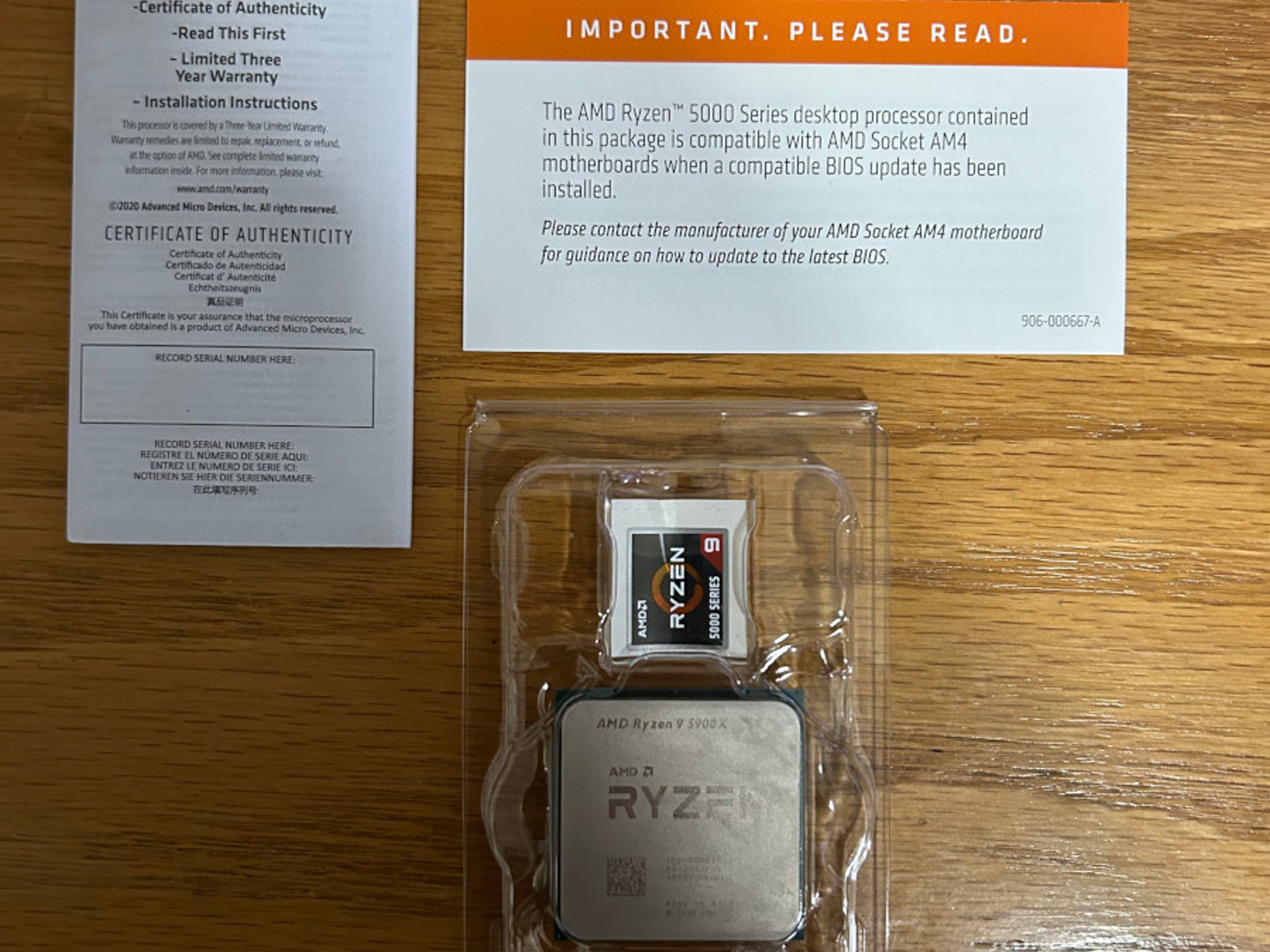 AMD Ryzen 9 5900X 12-Core/24-Thread – Excellent Condition from Gaming PC – Tested & Ready