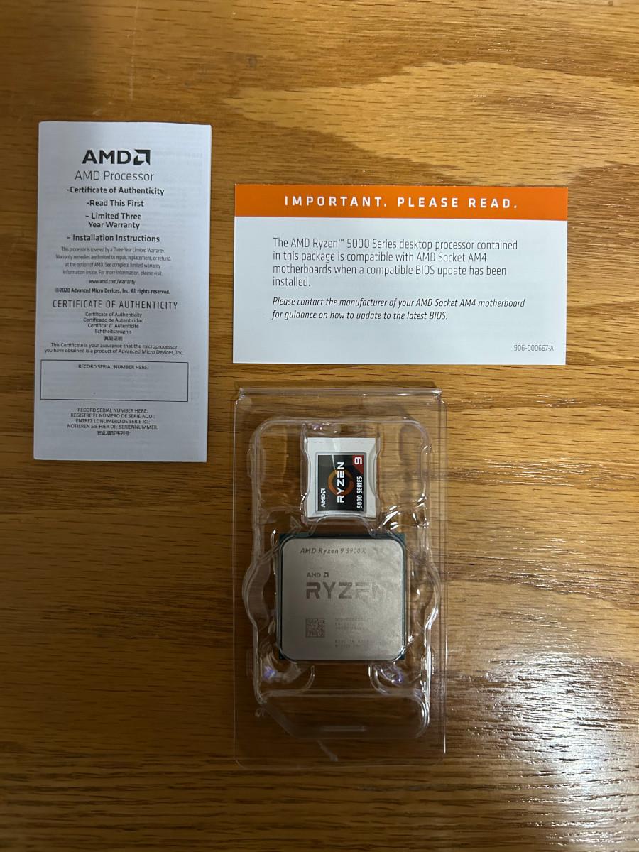 AMD Ryzen 9 5900X 12-Core/24-Thread – Excellent Condition from Gaming PC – Tested & Ready