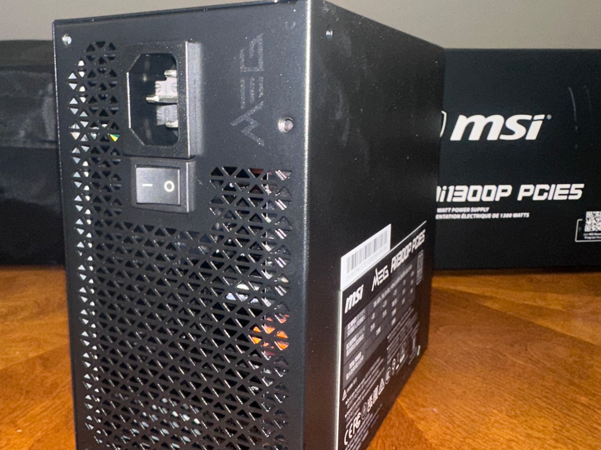 On Sale!🔥 Used MSI MEG Ai1300 1300W PCIE5 ATX 3.0 80 Plus Platinum PC Power Supply