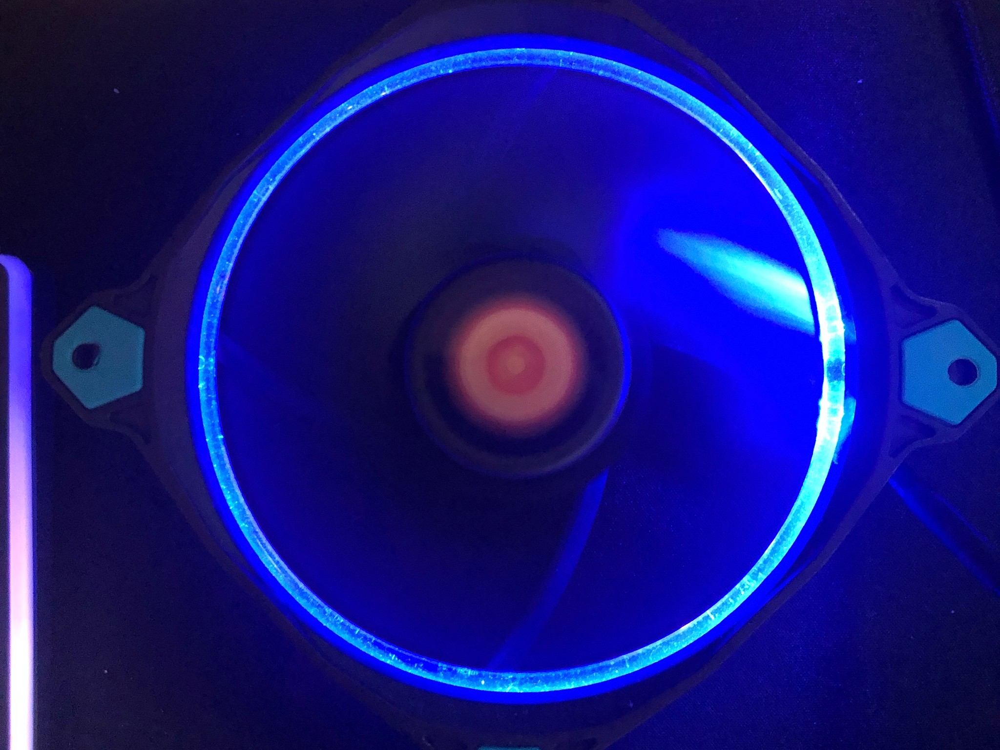 Two Black/Blue 120mm