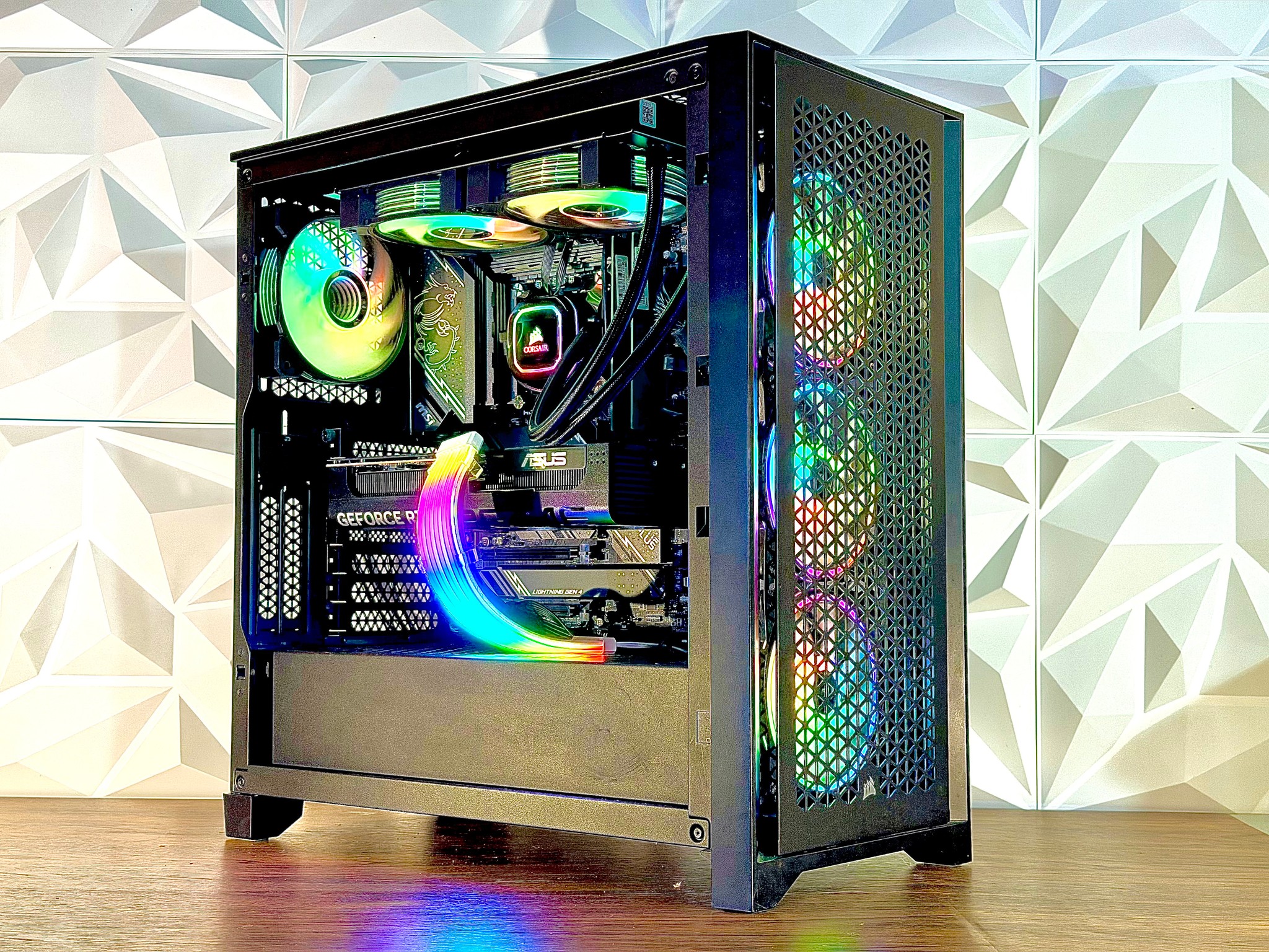 🔥 i9-12900 | RTX 5060 | 16GB DDR5 | 1TB SSD | Windows 11 Pro "CRIMSON CORE” Gaming PC 🔥