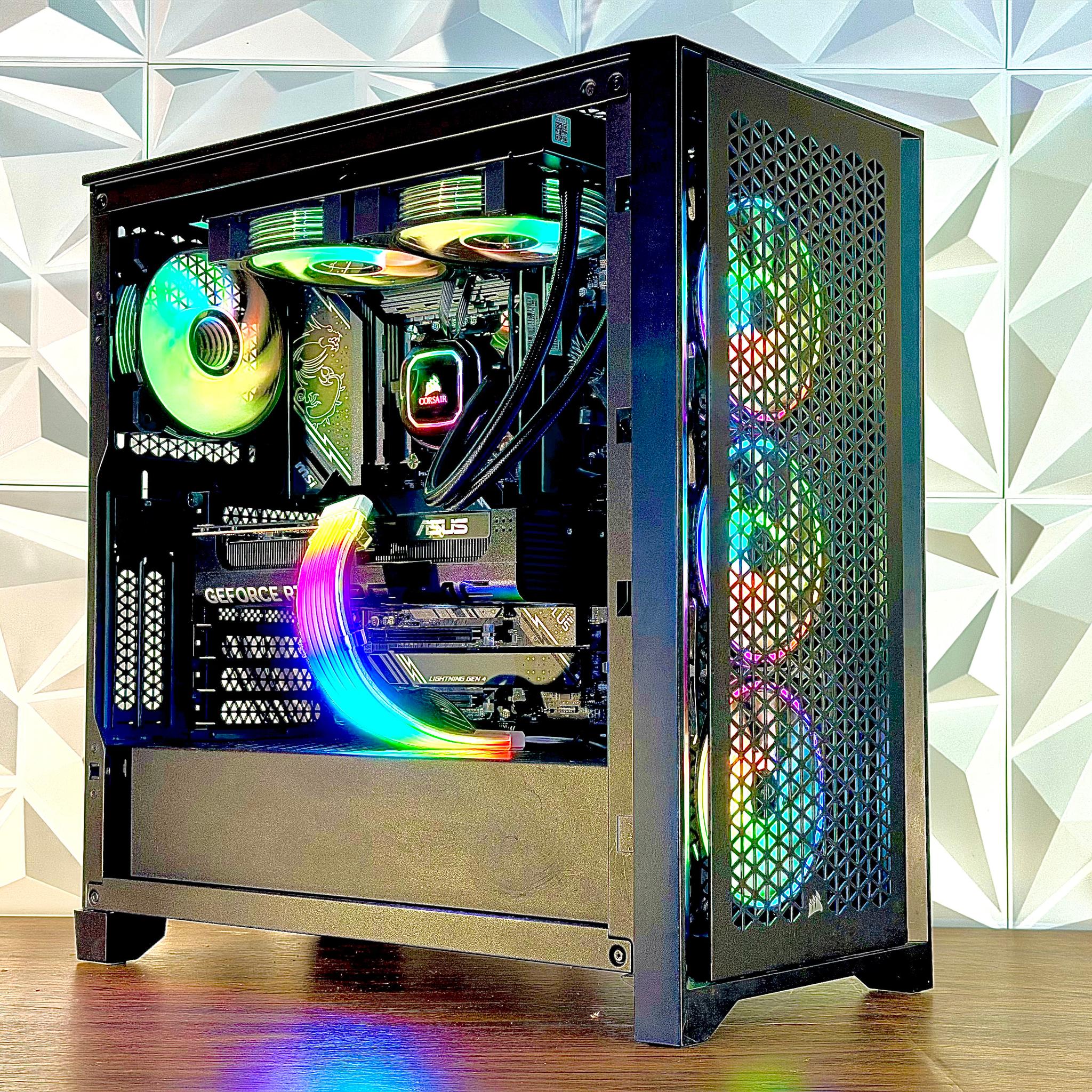 🔥 i9-12900 | RTX 5060 | 16GB DDR5 | 1TB SSD | Windows 11 Pro "CRIMSON CORE” Gaming PC 🔥