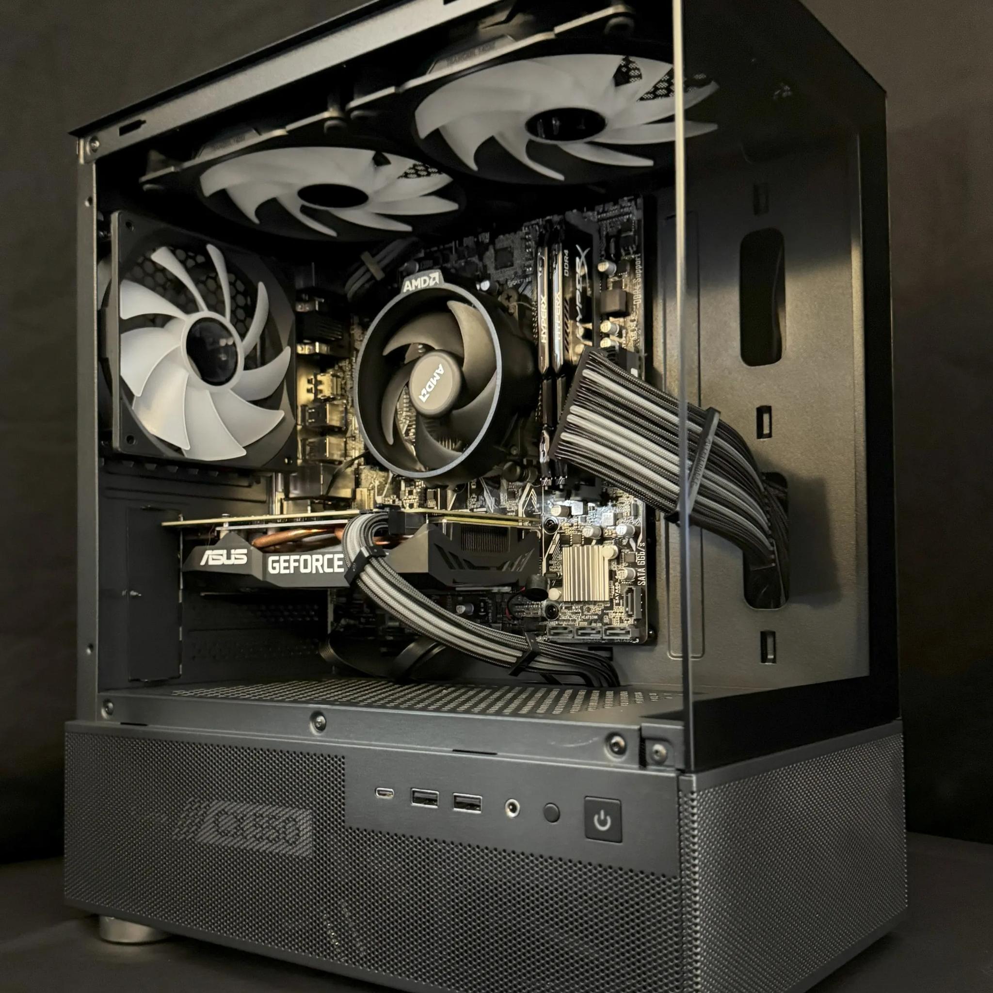 Nvidia RTX 2060 / Ryzen 5 2600x 16GB DDR4 Okinos Aqua aRGB gaming pc