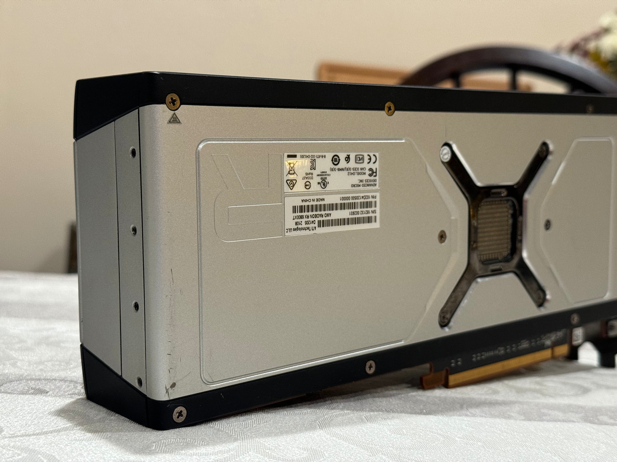 FOR PARTS/AS IS AMD RX 6800XT 16GB AMD Reference Model