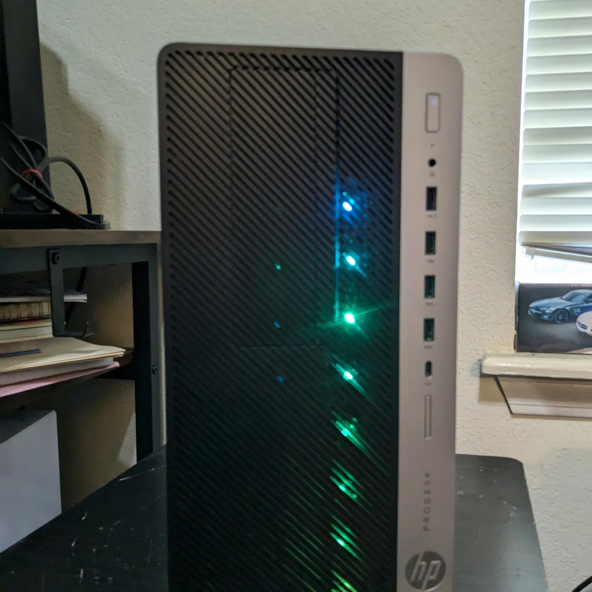 FREE SHIP ~ Intel Dual Core, 12GB RAM, AMD 4GB GPU, 256GB SSD + 1TB HDD, Wifi, aRGB, Win11
