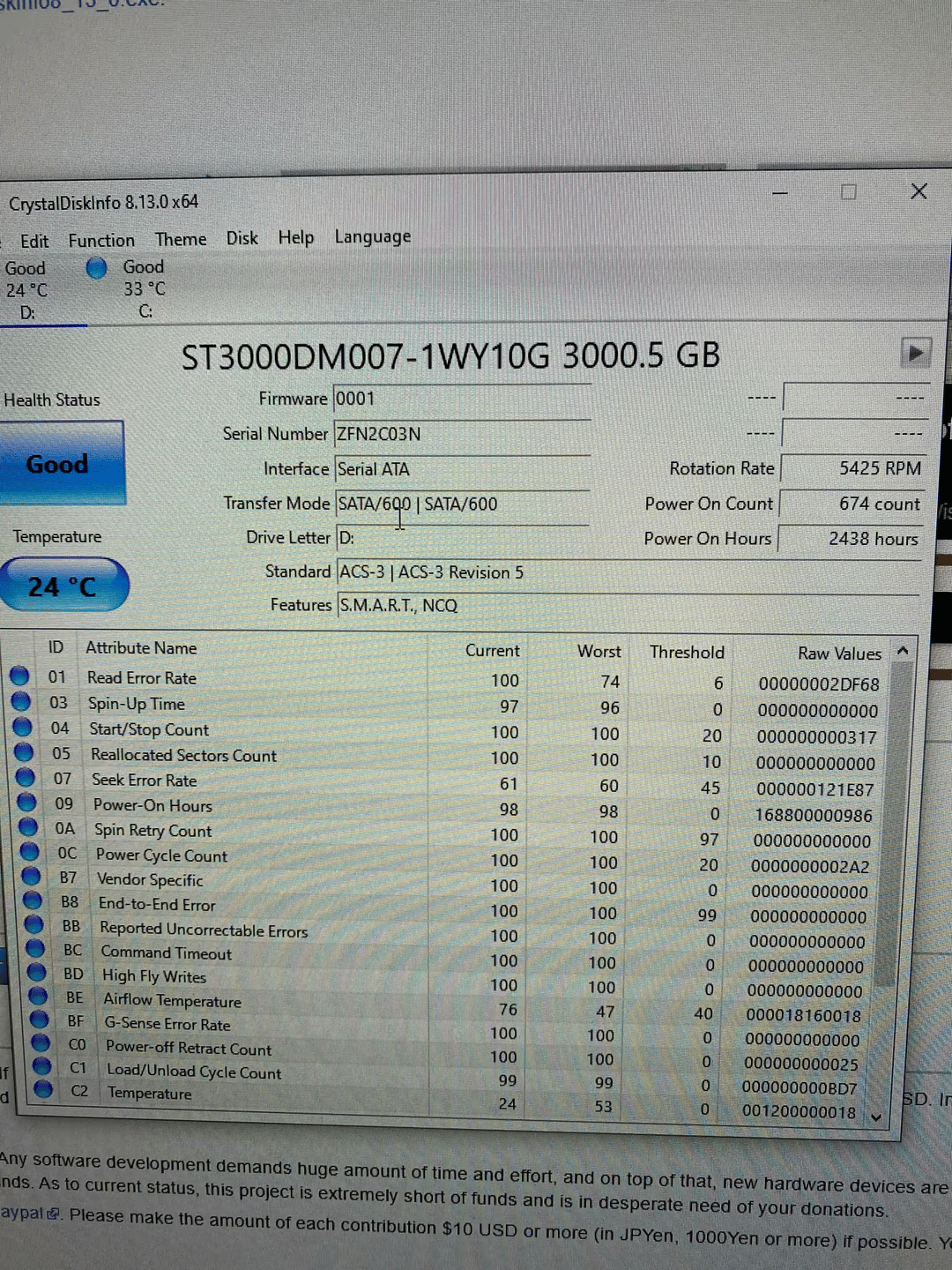 Seagate Barracuda 3TB HDD