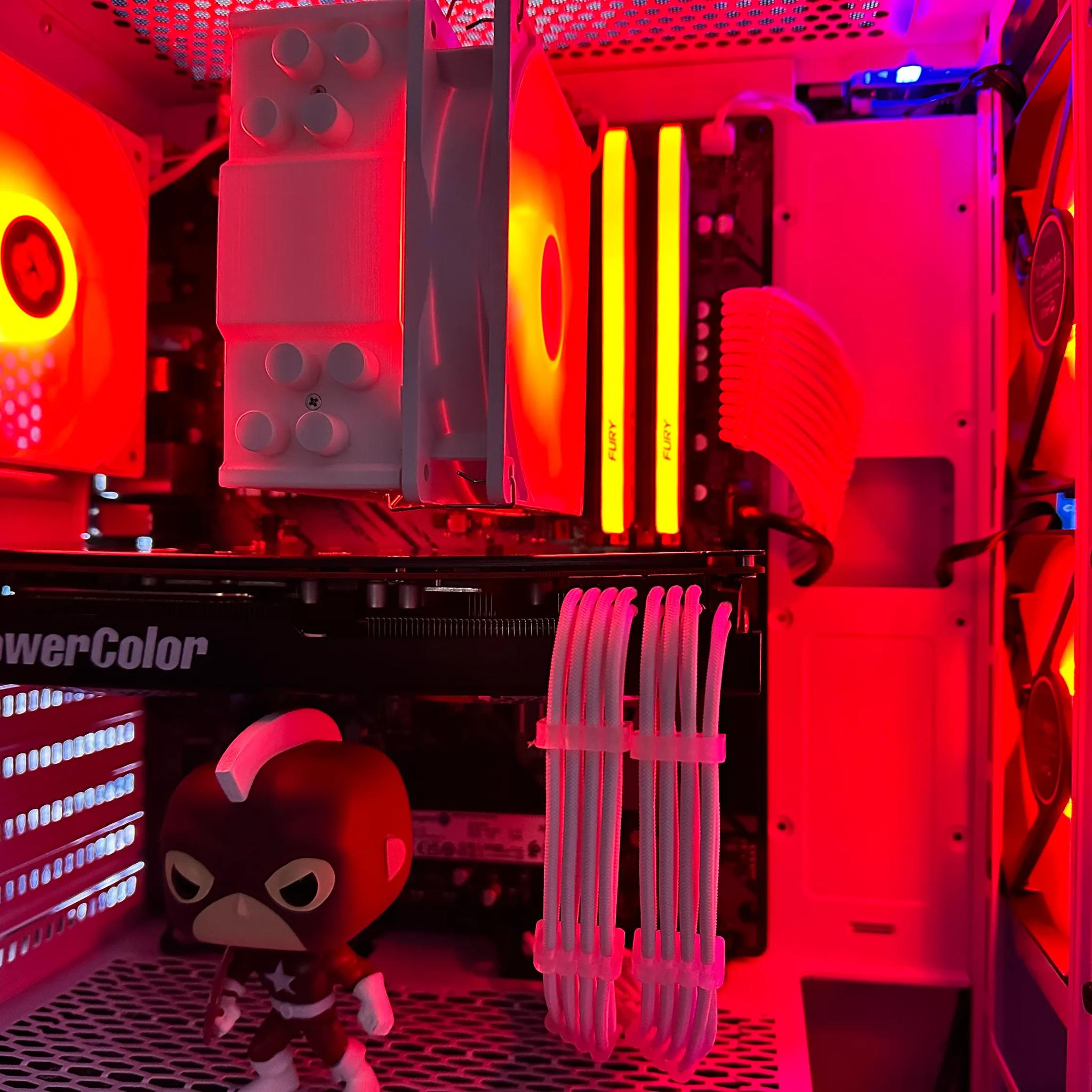 🛑☄️Red Guardian☄️🛑-Gaming PC-Ryzen 5 3600 6-Core -AMD RX 5700XT 8GB-16GB DDR4 RAM-500GB NVME SSD