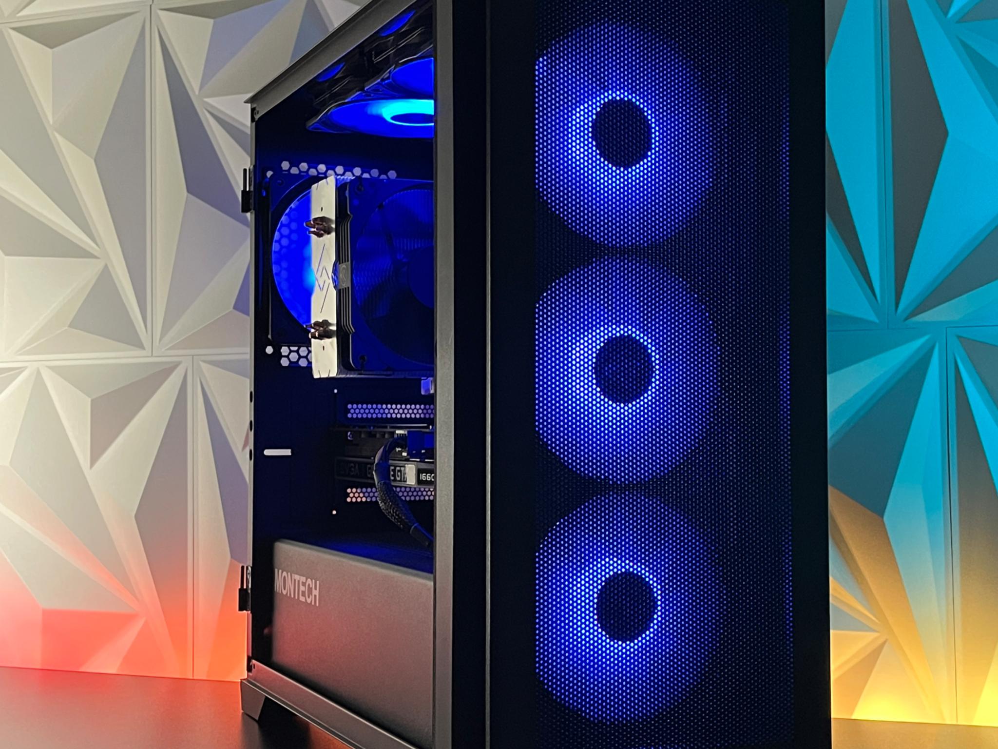 GTX 1660 Ti 6GB, Ryzen 3 2300X, 16GB RAM | Black Gaming Computer/PC