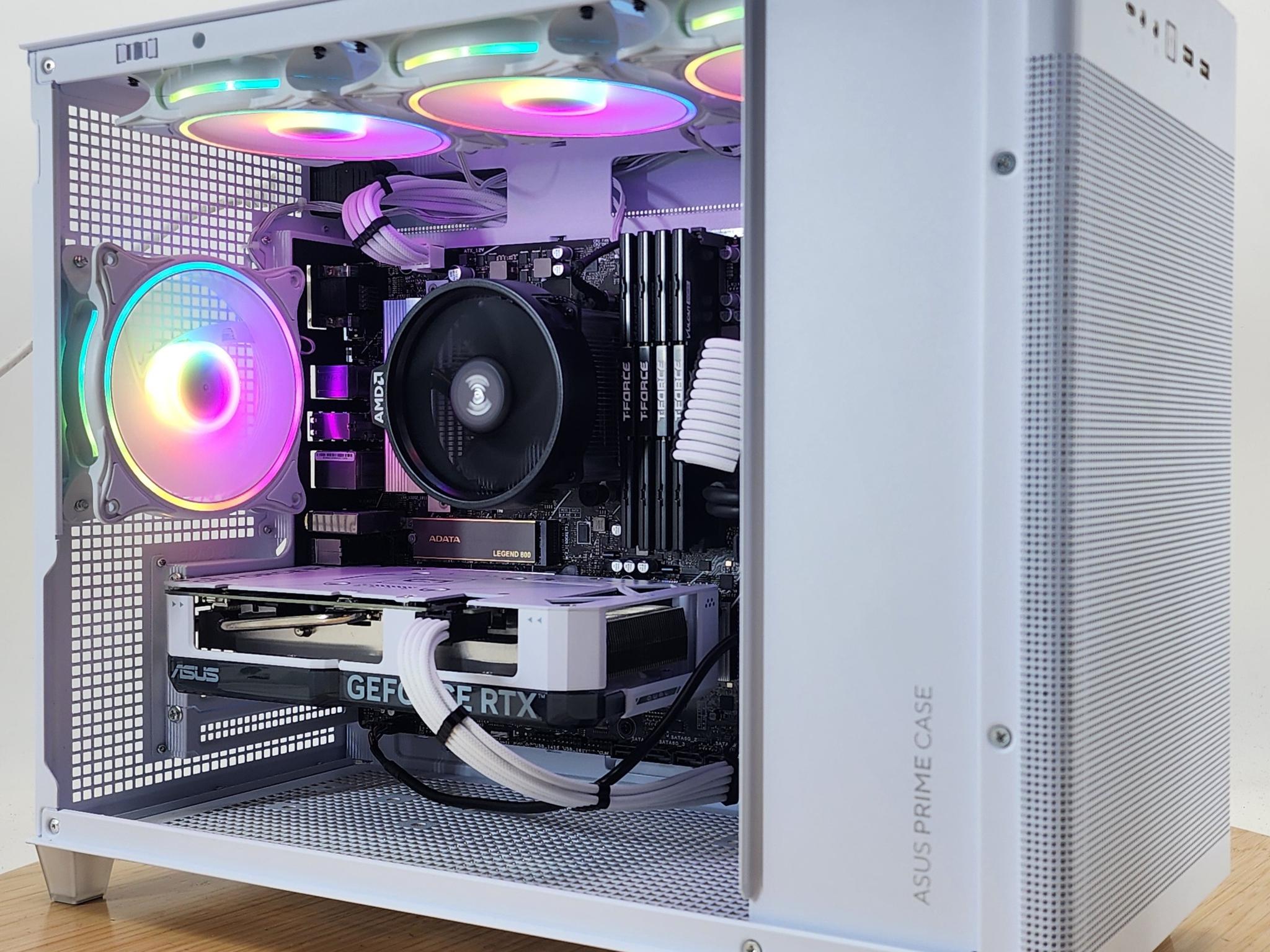 Gaming PC Ryzen 7 7700 32GB RAM 1TB SSD RTX 4060 8GB Windows 11 Computer