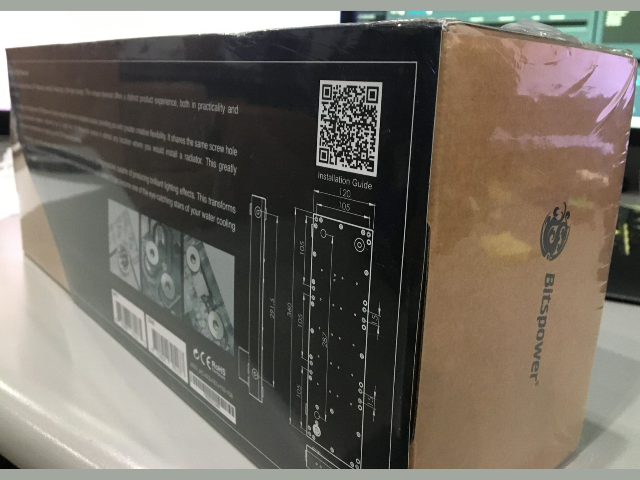 Bitspower CR360 360mm Water Cooling Reservoir G1/4 PC Liquid Cooling