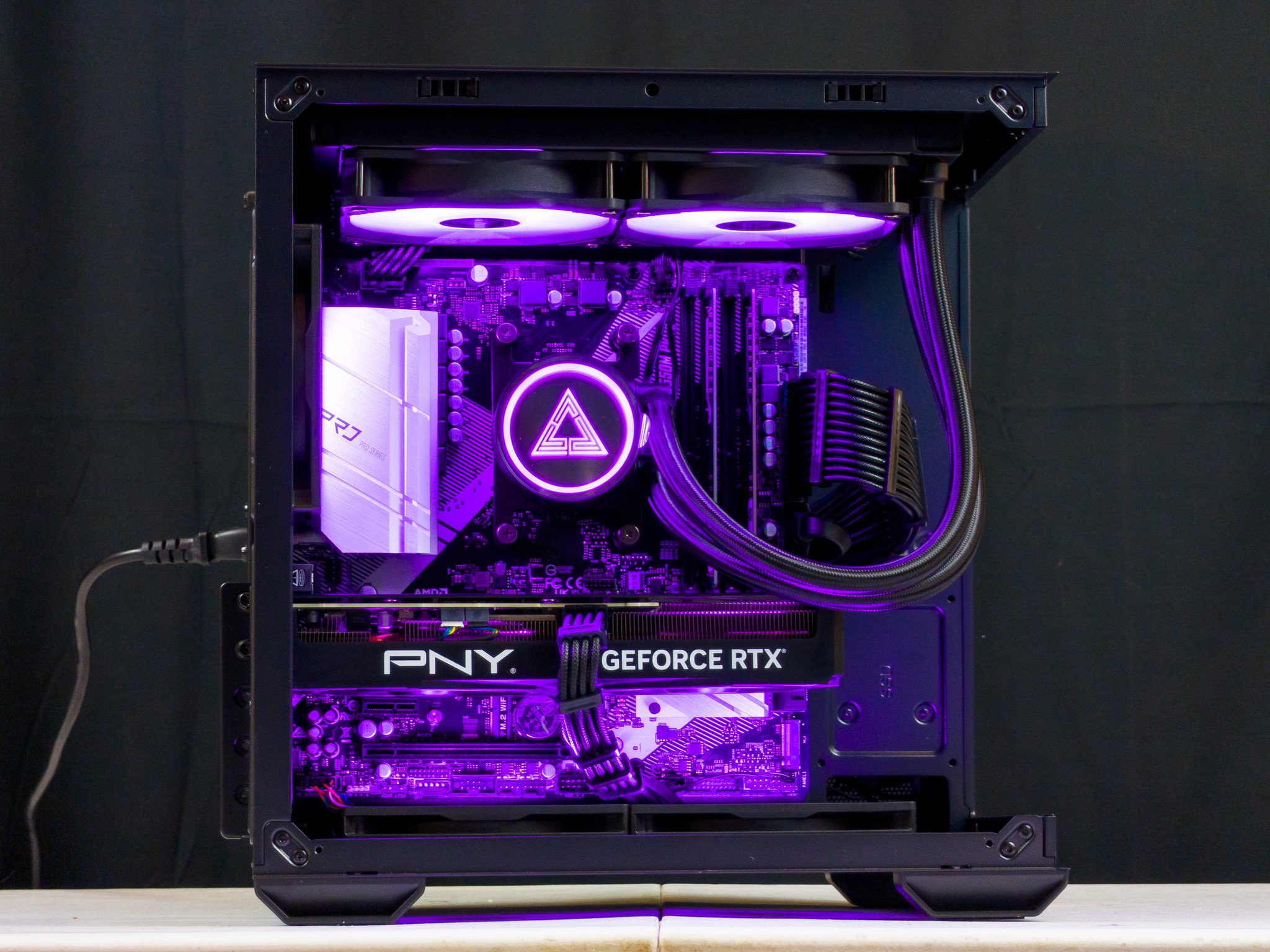 💜🖤 RTX 4070 / Ryzen 7 5800X / 32GB Gaming PC 💜🖤