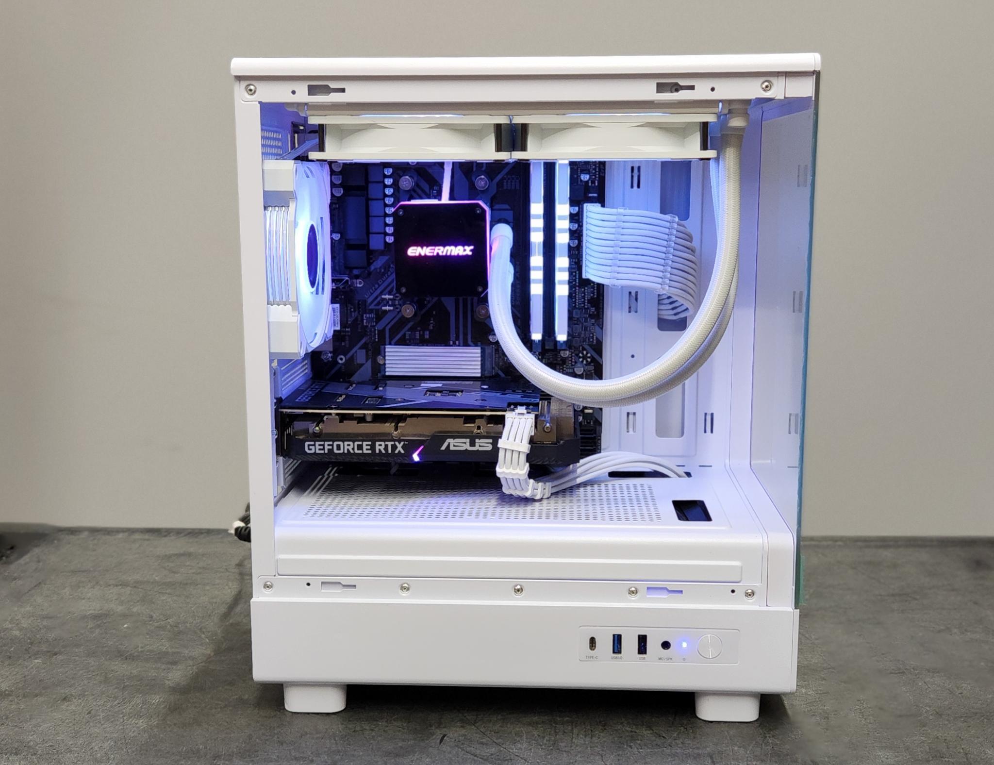 Liquid Cooled Gaming PC | Ryzen 5 5600G | RTX 3060 12GB | 1 TB SSD | 16GB RAM | Windows 11 Pro