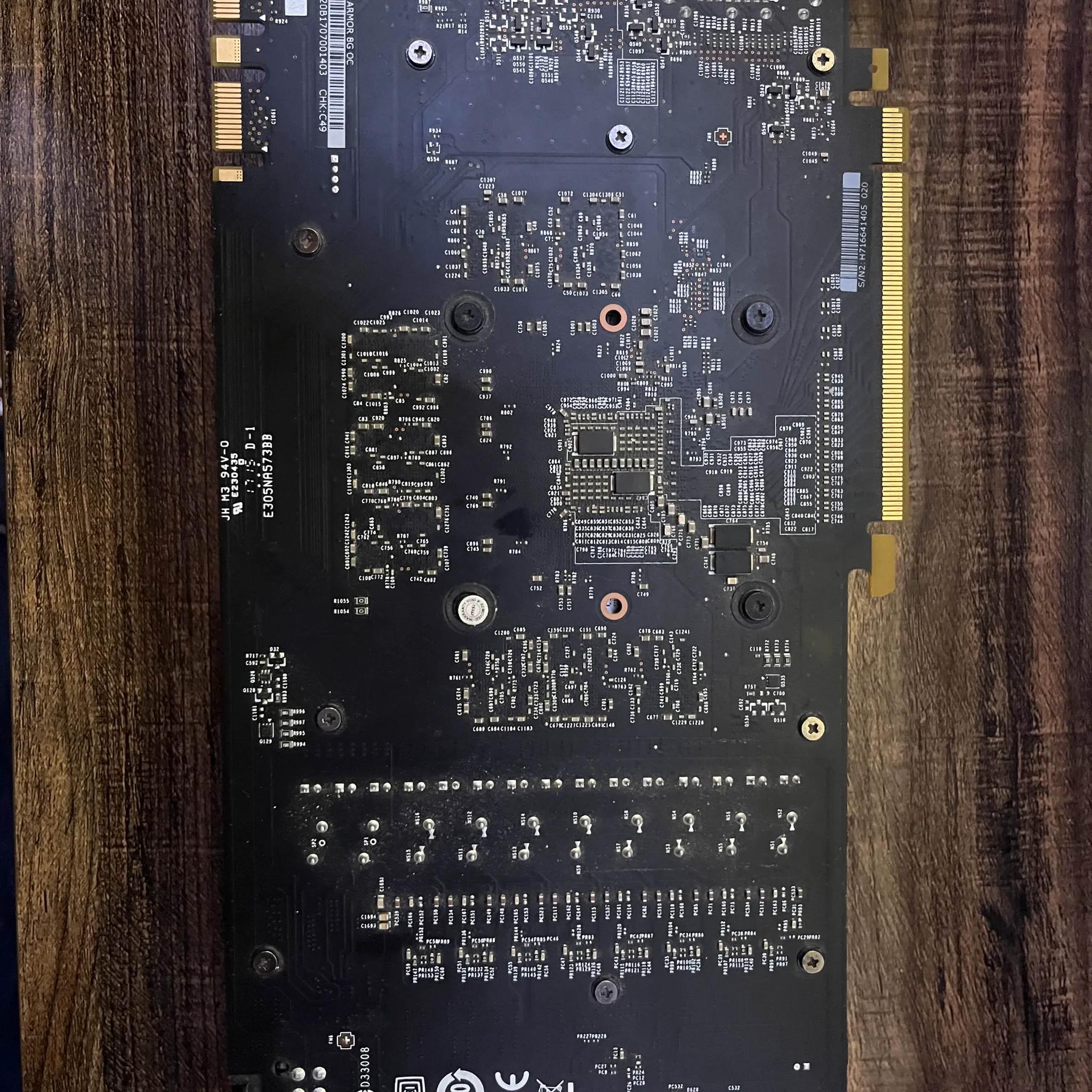 MSI GeForce GTX 1080 ARMOR 8G OC