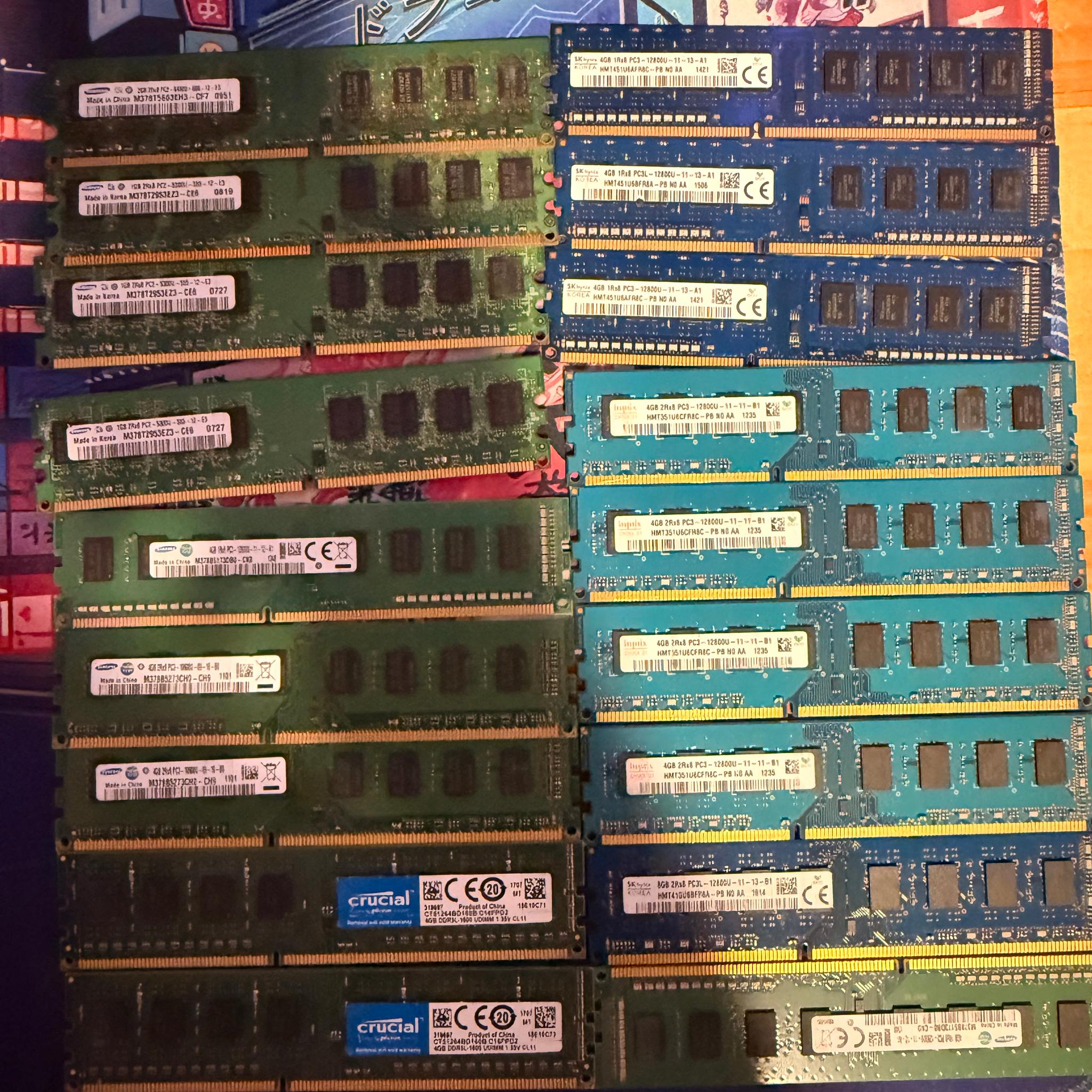 74HB DDR3 OC DIMM Dell PC guaranteed working used working