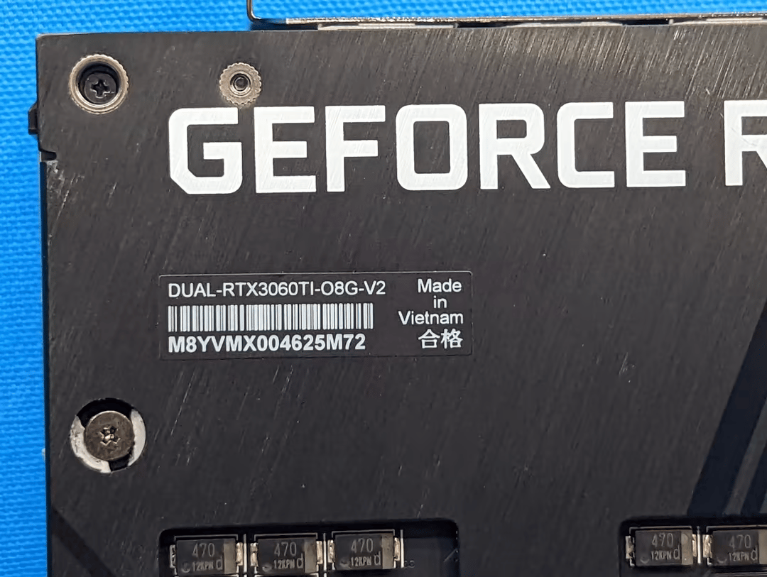 RTX 3060 Ti ASUS Dual OC V2 Graphics Card Gaming GPU Video Card *Repasted*