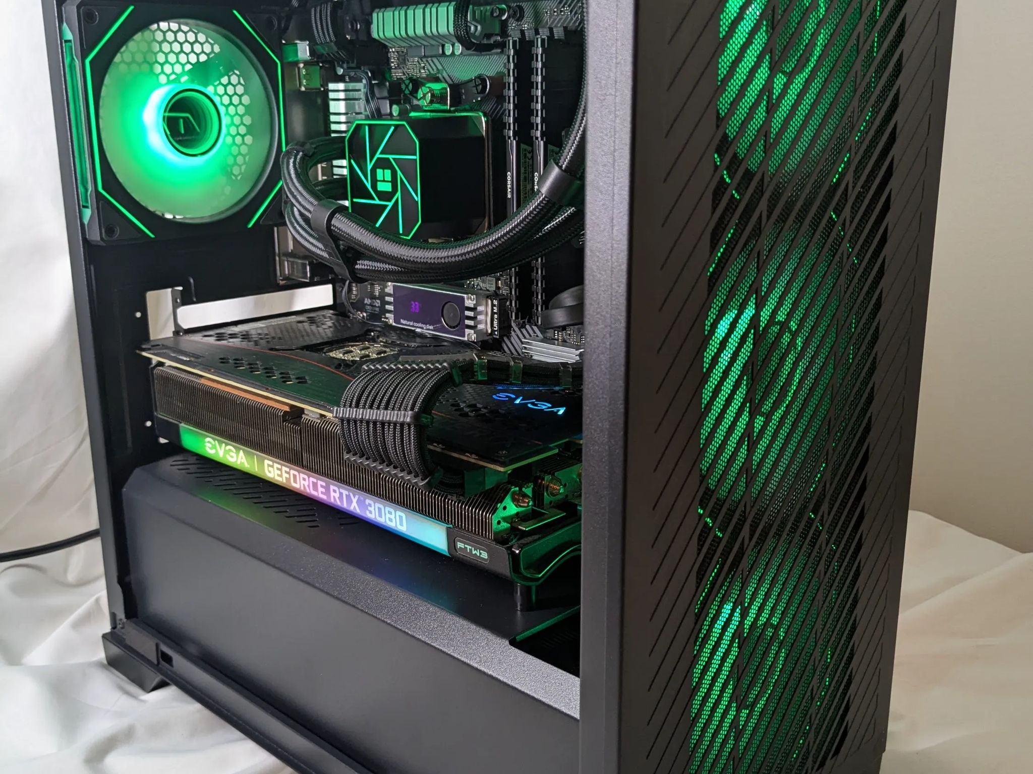 🔥 Custom Gaming PC – RTX 3080 | Ryzen 9 3900X | 32GB RAM | 1TB