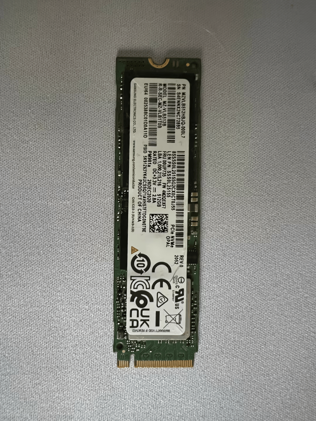 OEM 970 Evo - 512gb