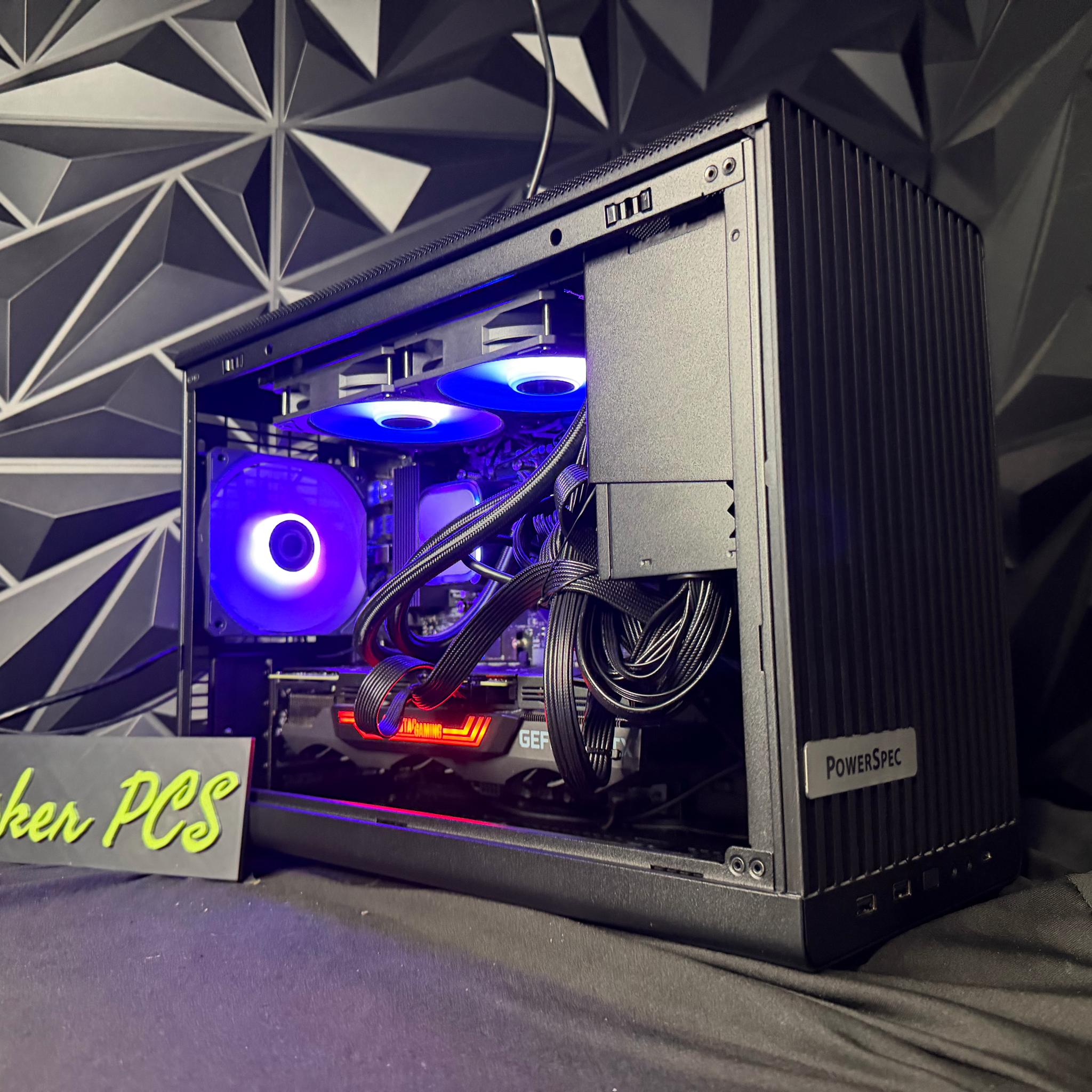 🌑⚡ ZERO DARK 7580 ⚡🌑 Ryzen 5 7500X3D| RTX 3080| 16 GB DDR5| 1.25 TB Nvme| 750W PSU