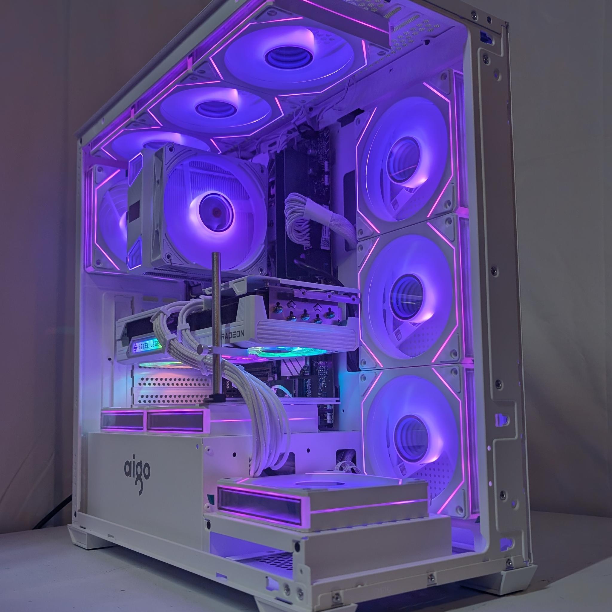 9070XT 16GB | I5 12600KF | 16GB DDR5 | 1TB NVME | CORSAIR 850W PSU | ALL WHITE