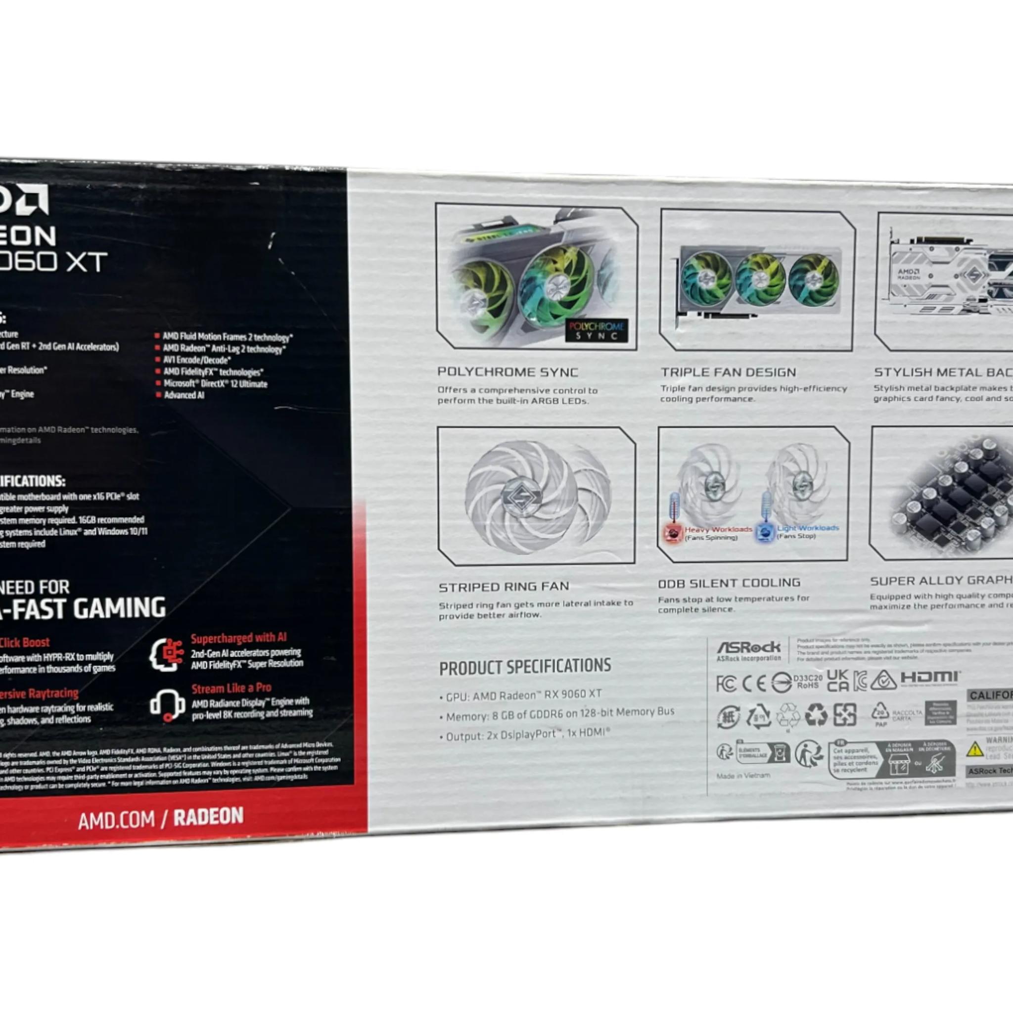 Asrock RX 9060XT Steel Legend OC 8GB