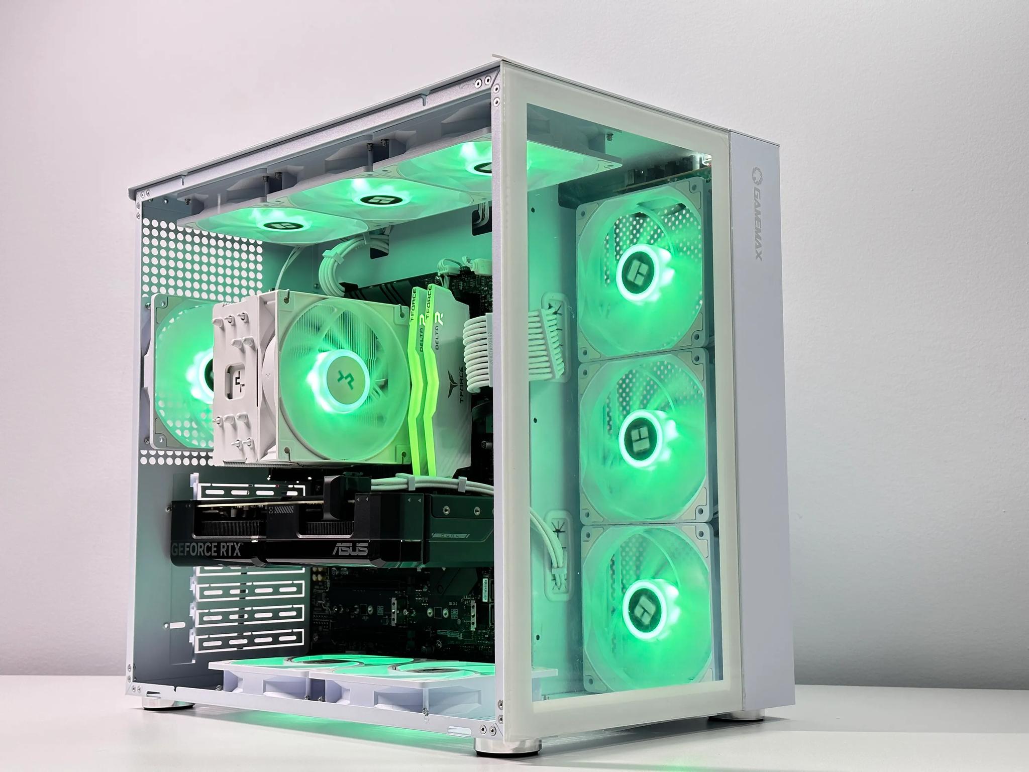1440p-4K👑 Gaming PC🚀Nvidia RTX 4070 12GB⚡Intel 12600K 10-Core⚡32GB DDR4⚡1TB NVME