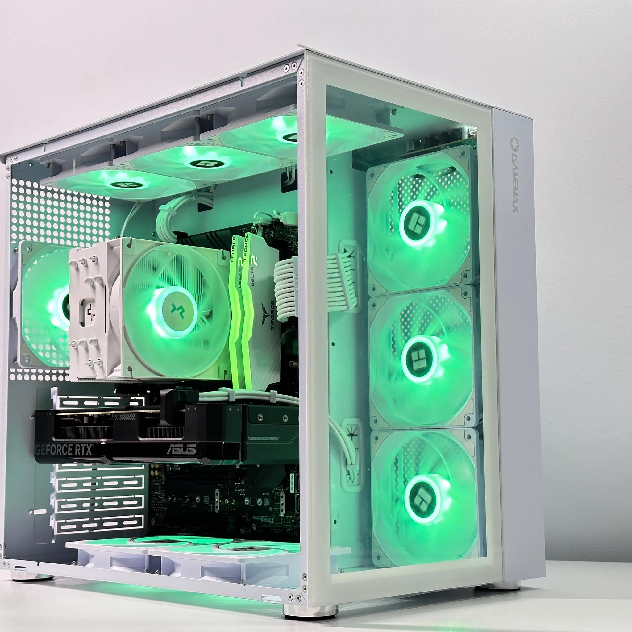 1440p-4K👑 Gaming PC🚀Nvidia RTX 4070 12GB⚡Intel 12600K 10-Core⚡32GB DDR4⚡1TB NVME