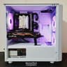 ⚡Budget White Gaming PC - Intel Xeon 8-cores ● 16GB RAM ● 512GB SSD ● AMD RX 580 8GB