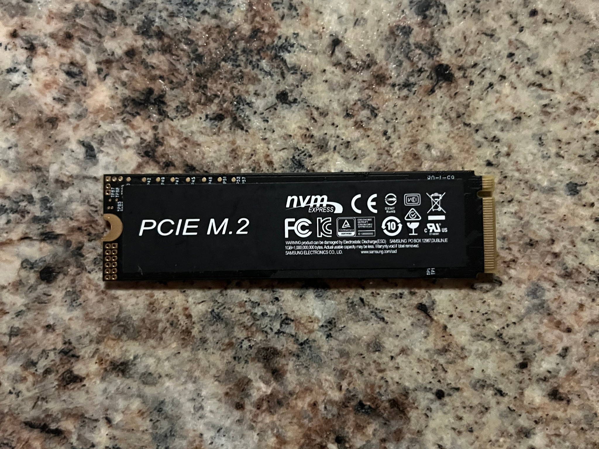 Untested 1tb m.2 nvme ssd 970 evo plus: read description