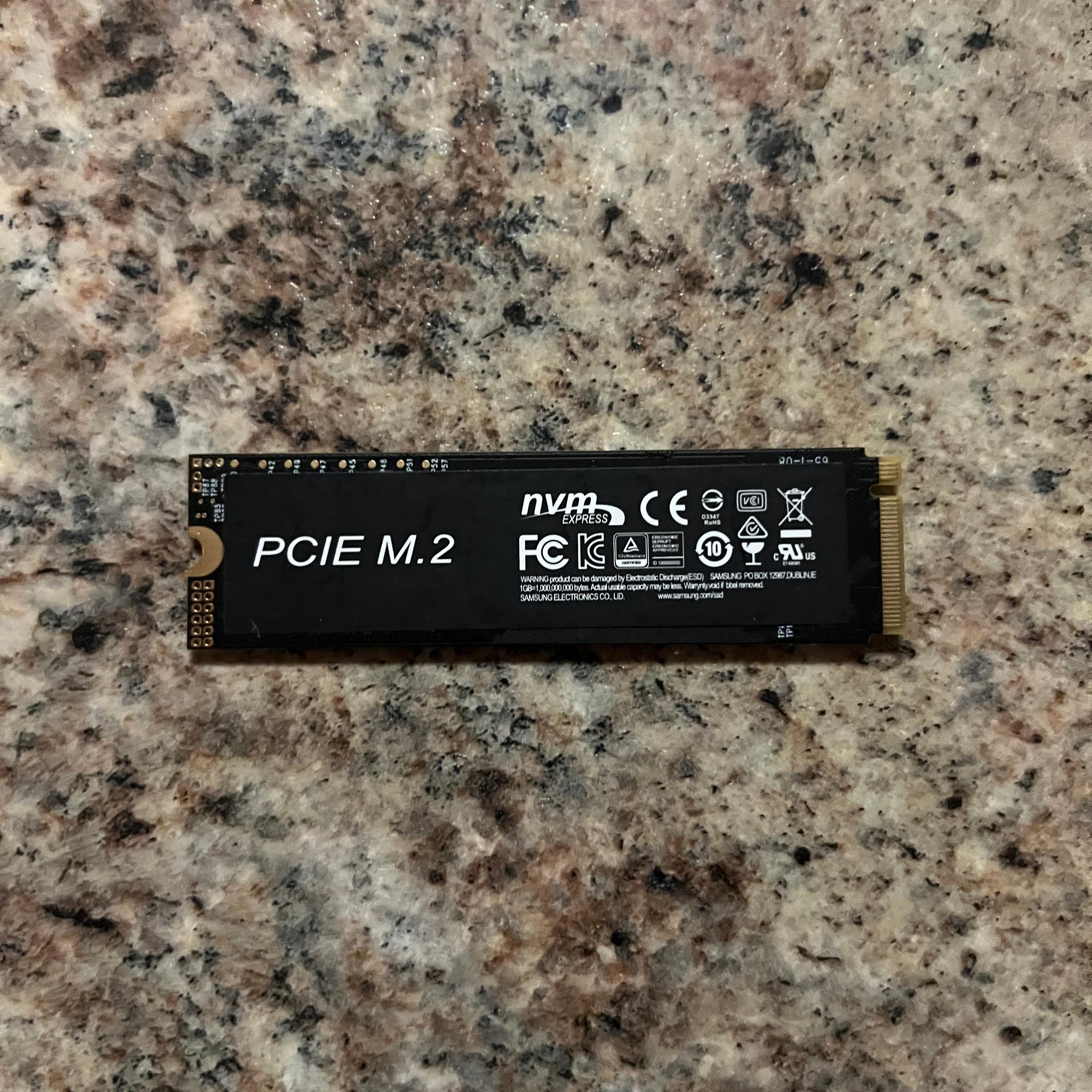 Untested 1tb m.2 nvme ssd 970 evo plus: read description