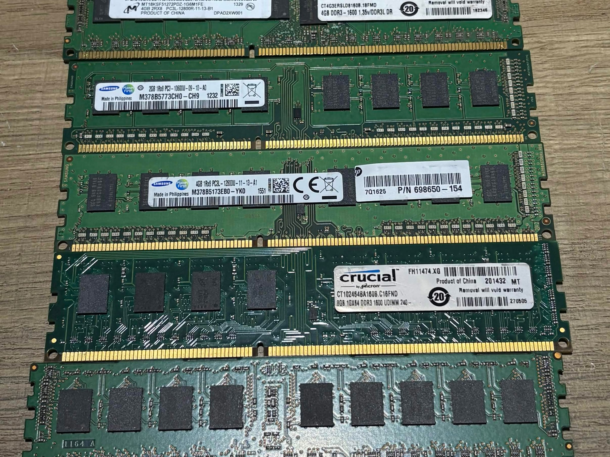 DDR3 & DDR2 Desktop RAM Lot | Corsair, Kingston HyperX, Crucial, Samsung, Hynix & More