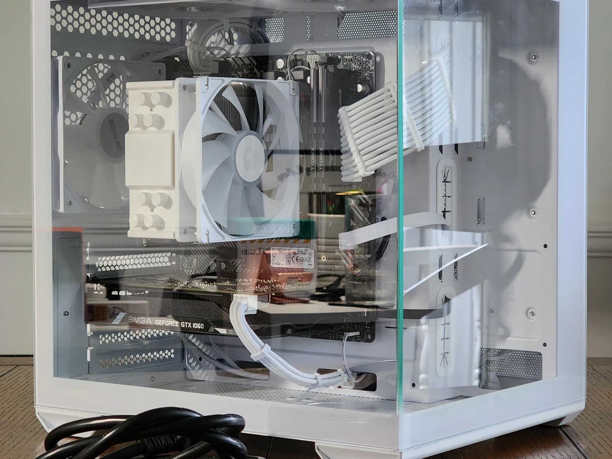 White Gaming PC | Ryzen 5 | GTX 1060 6GB | 16GB | 1TB | 450W | ARGB | WI-FI + BT