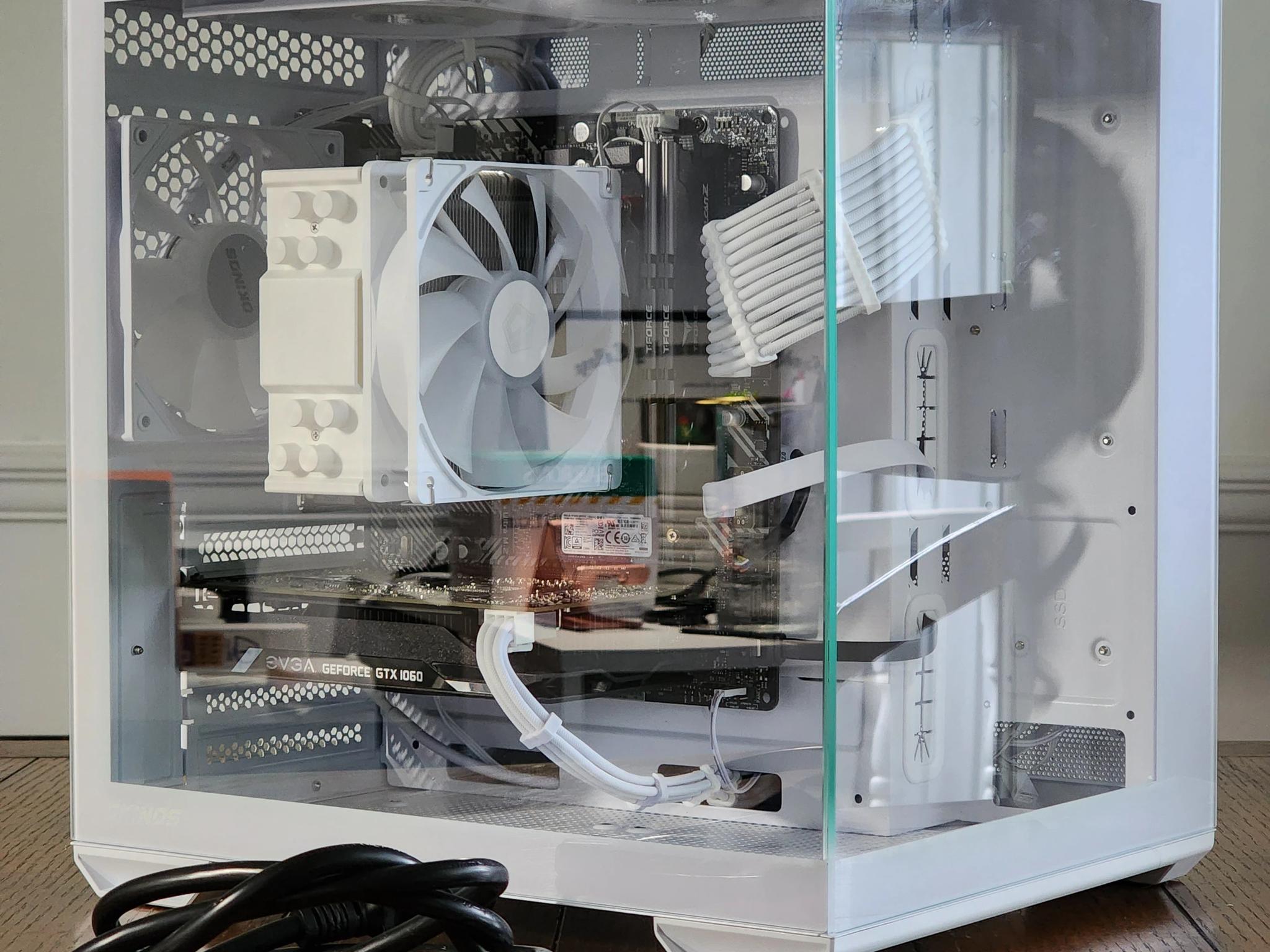 White Gaming PC | Ryzen 5 | GTX 1060 6GB | 16GB | 1TB | 450W | ARGB | WI-FI + BT