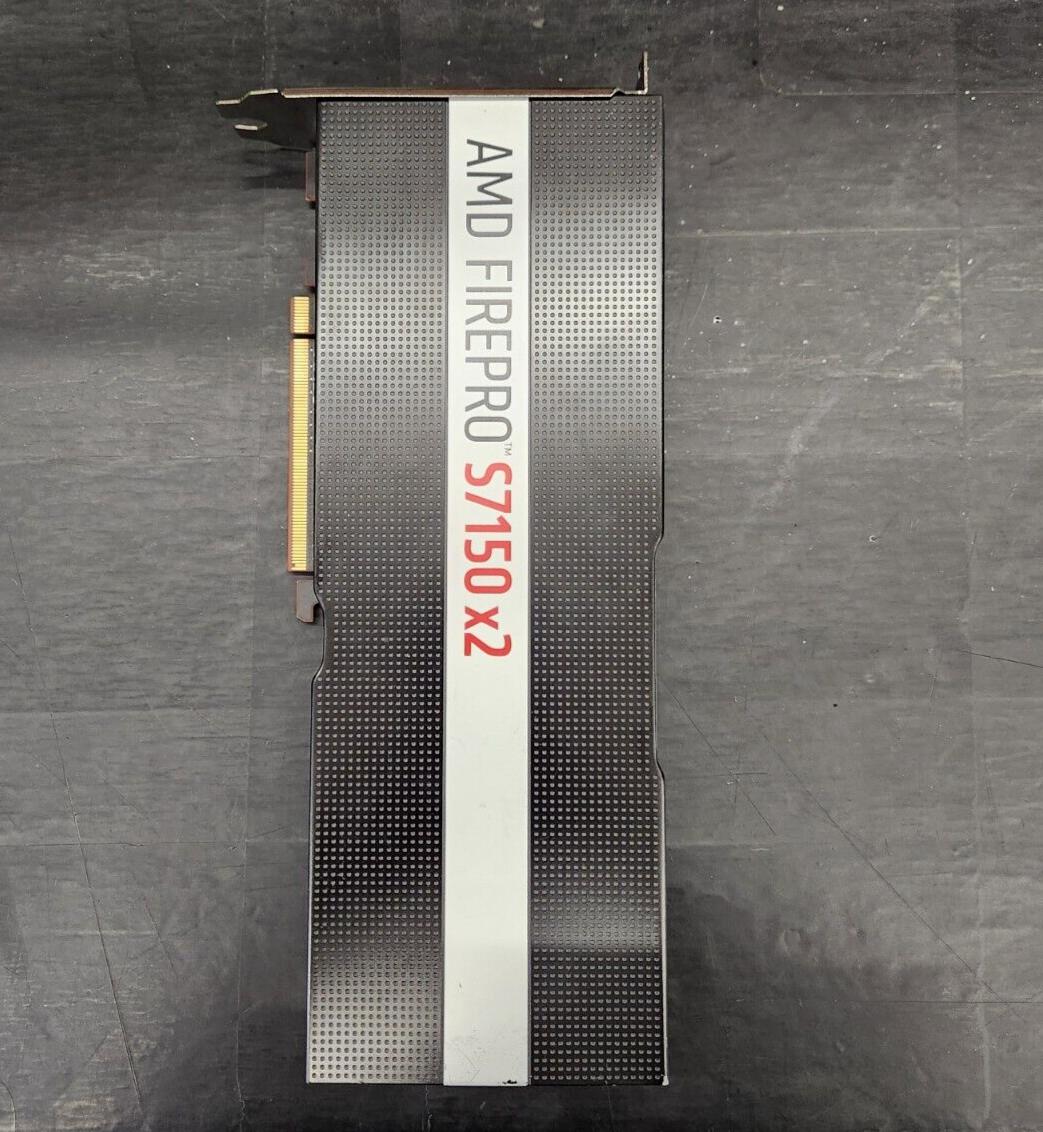 AMD FirePro S7150 x2 16GB GDDR5 Accelerator Graphics Card - PCIe 3.0 x 16