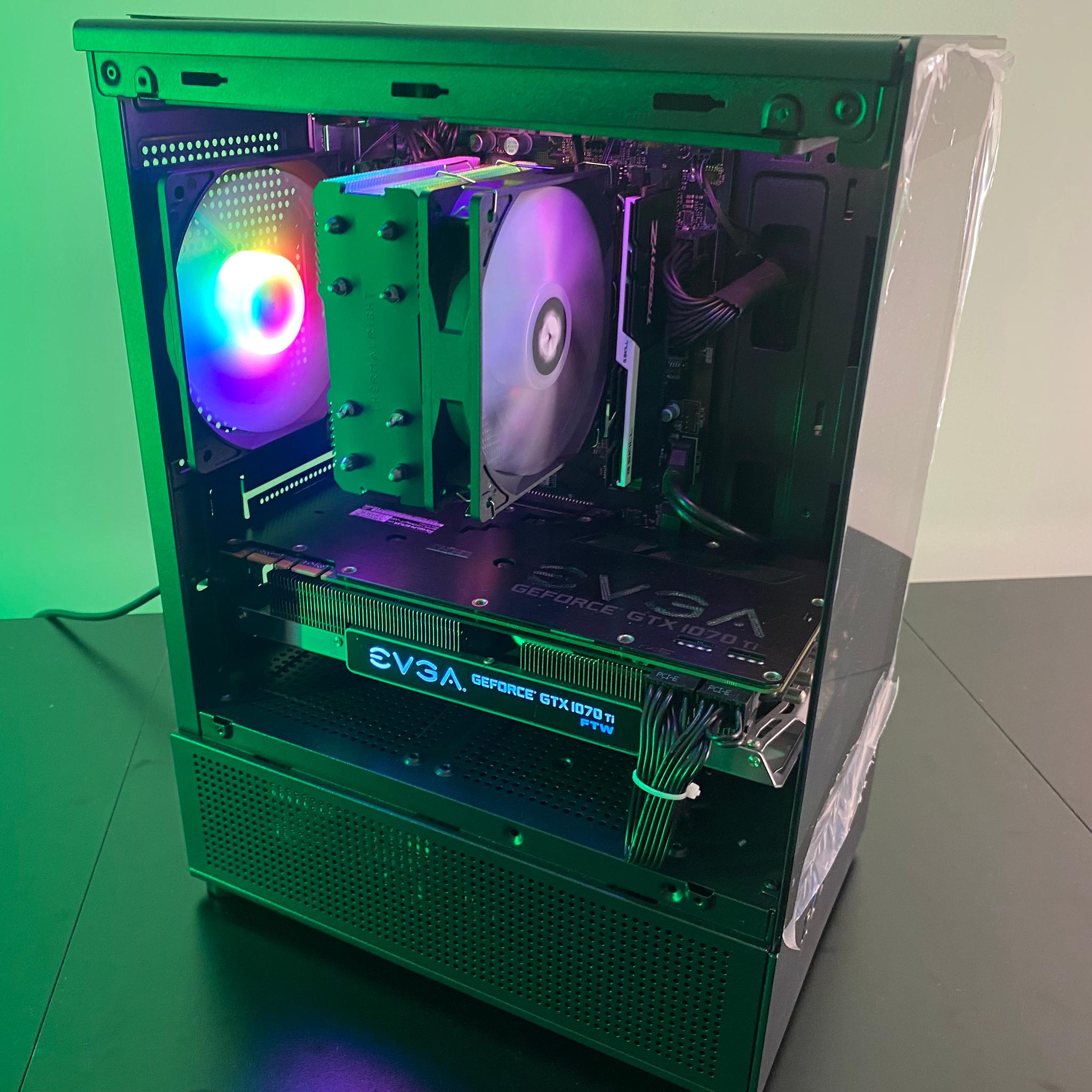 RGB Gaming PC | EVGA GTX 1070 Ti FTW 8GB | Intel Core i5-7500 | 16GB DDR4 RAM | 500GB SSD |