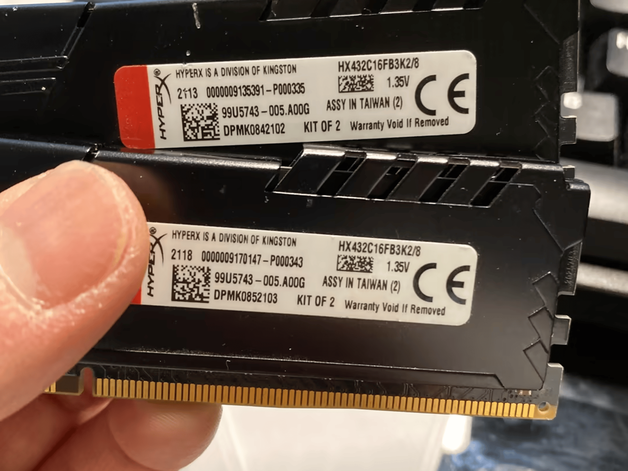 HyperX Fury 8GB (2x4GB) 3200MHz CL16