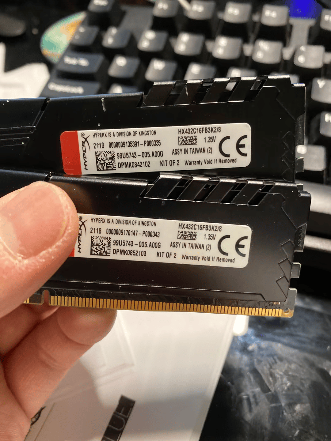 HyperX Fury 8GB (2x4GB) 3200MHz CL16