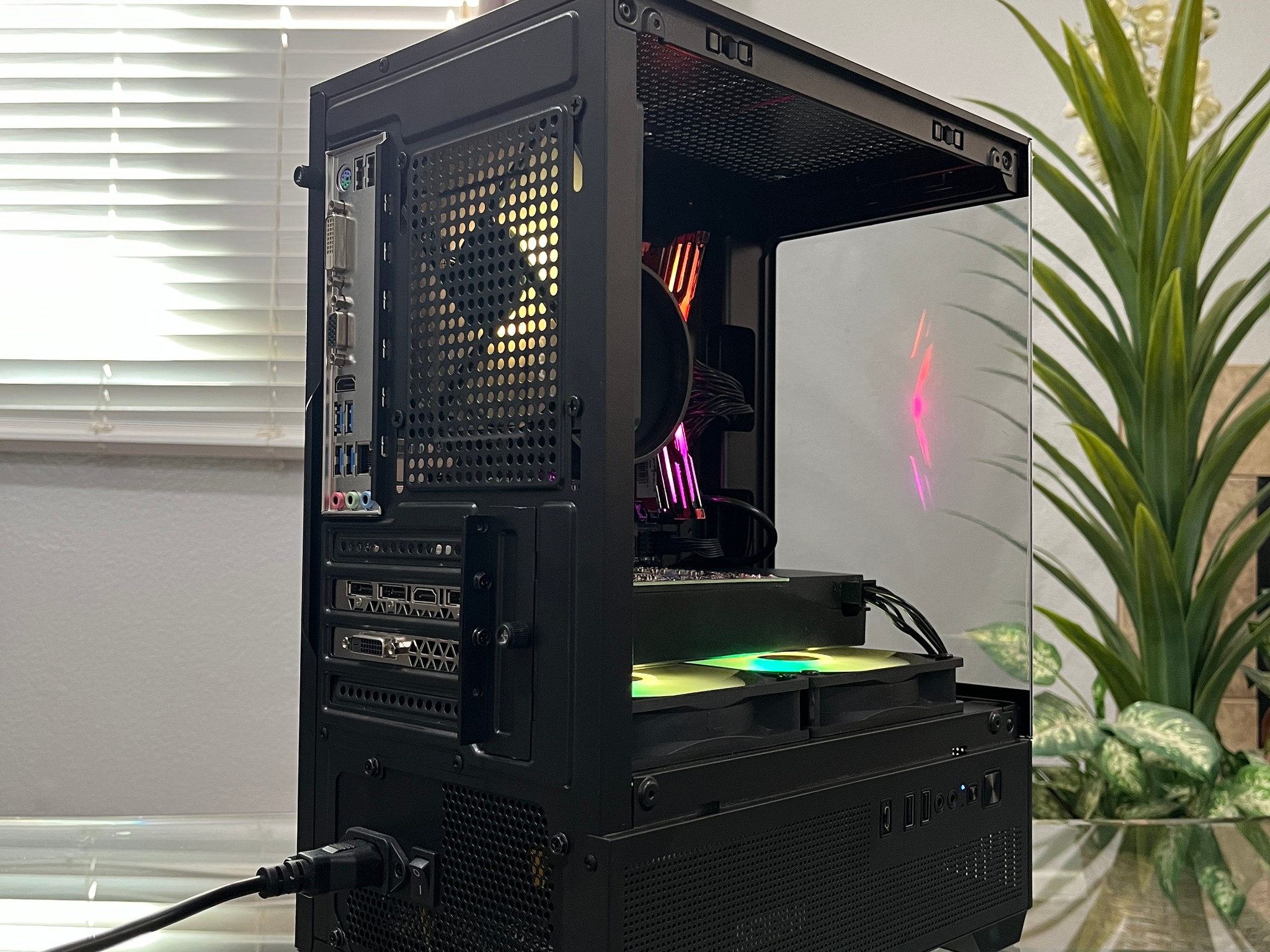 GTX 1060 6GB, Ryzen 5 2600, 8GB RAM | Black RGB Gaming Computer/PC