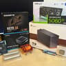 Custom Gaming PC Build Jonsbo T9, RTX 5060 Ti 16gb, Ryzen 7 7700, Crucial Pro 32gb DDR5 RAM Mini ITX