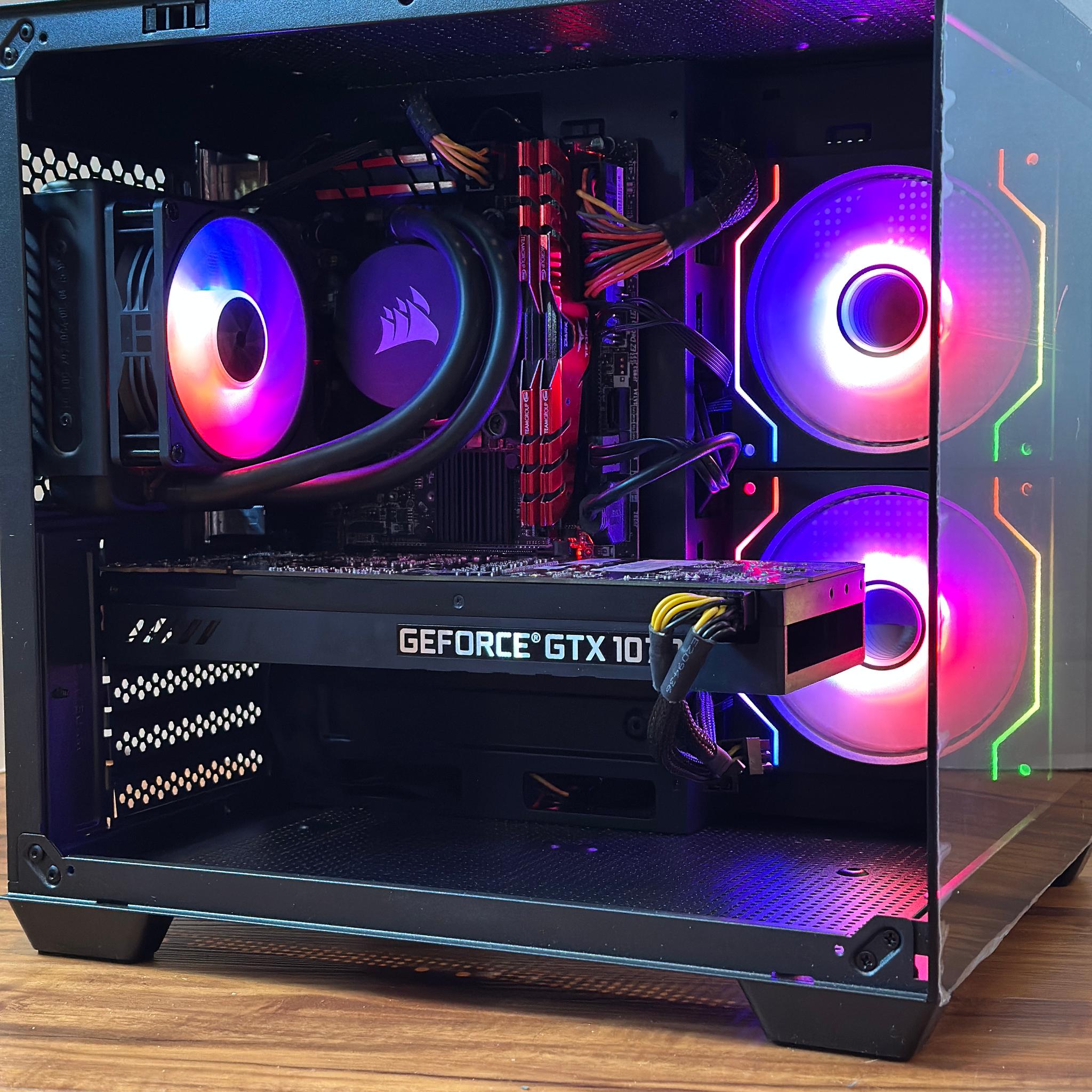 GTX 1070 | Intel i7 7700k | 16GB DDR4 | 1.12TB | Win 11 | Office 2024 | WiFi + BT | Budget Gaming PC