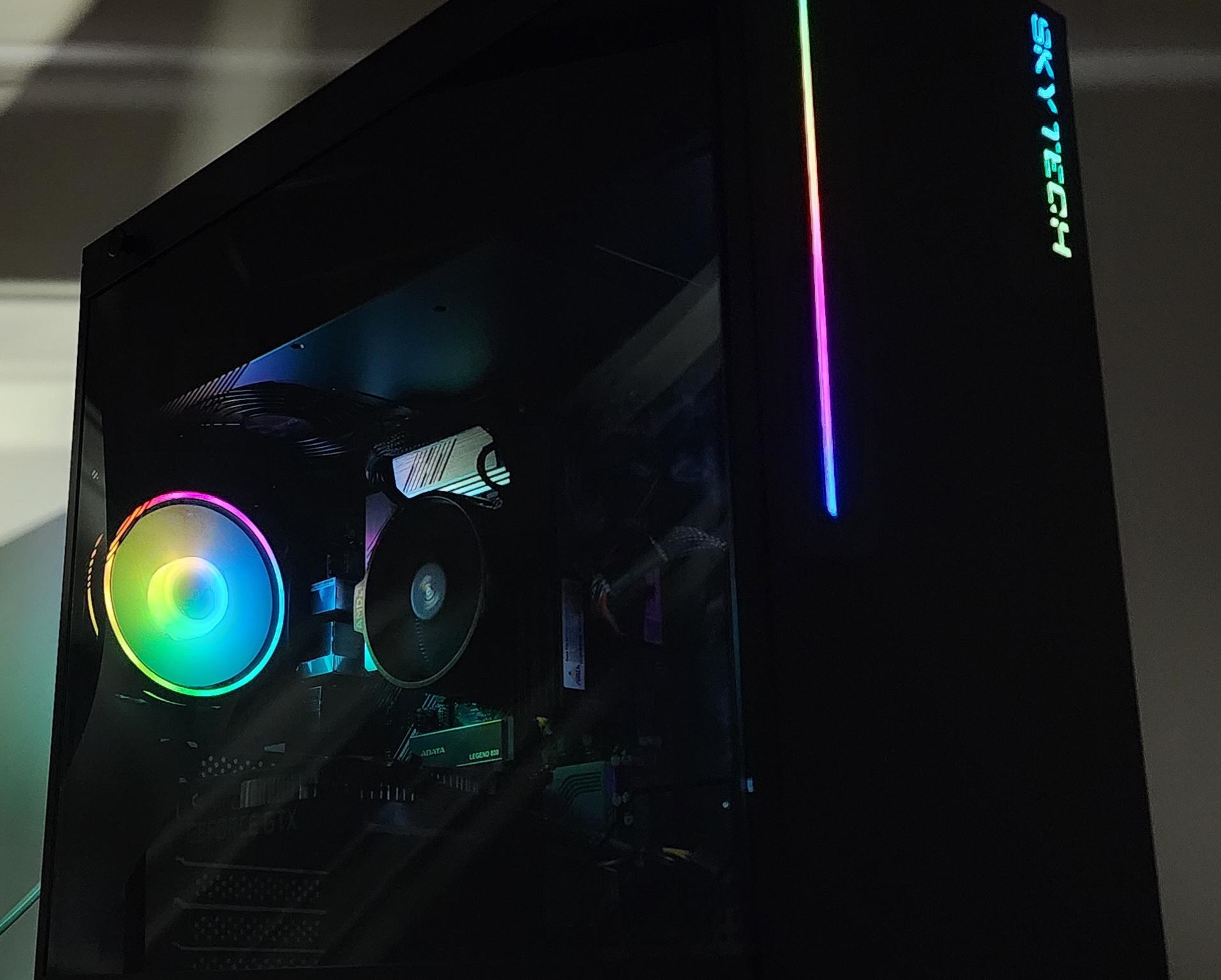 Gaming PC Ryzen 7 4700GE 32GB RAM 1TB SSD GTX 1650 SUPER 4GB Windows 11 Computer