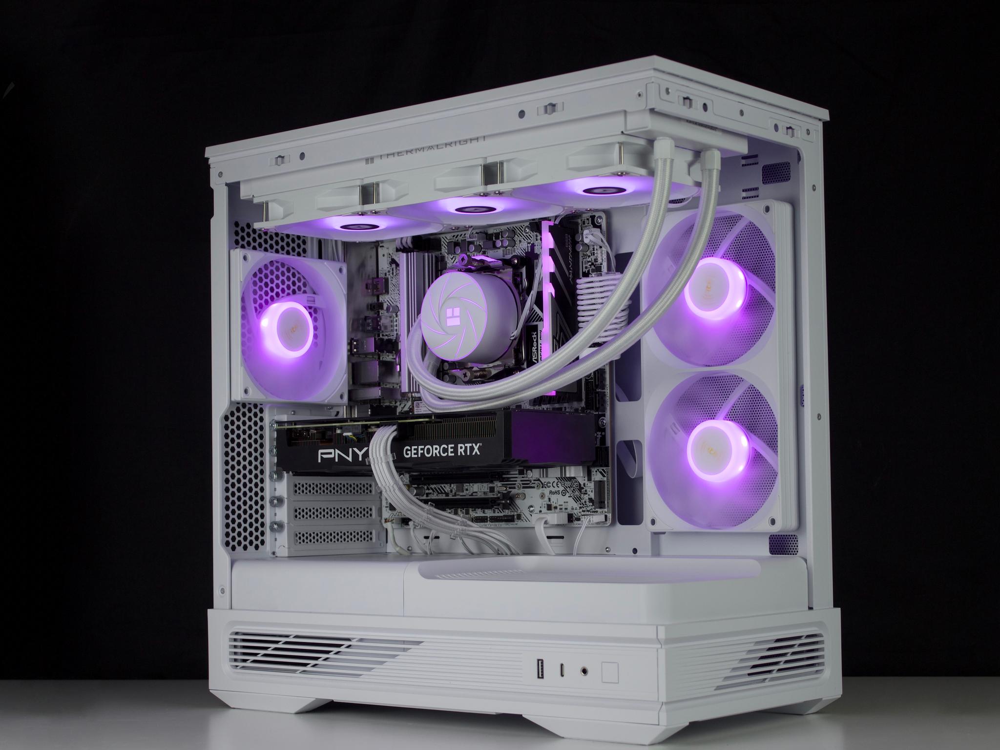 ❄️🧊💎- Whiteout 1440P Gaming PC | RTX 4070, Ryzen 5 7600X, 16GB RAM, 1TB SSD ❄️🧊💎